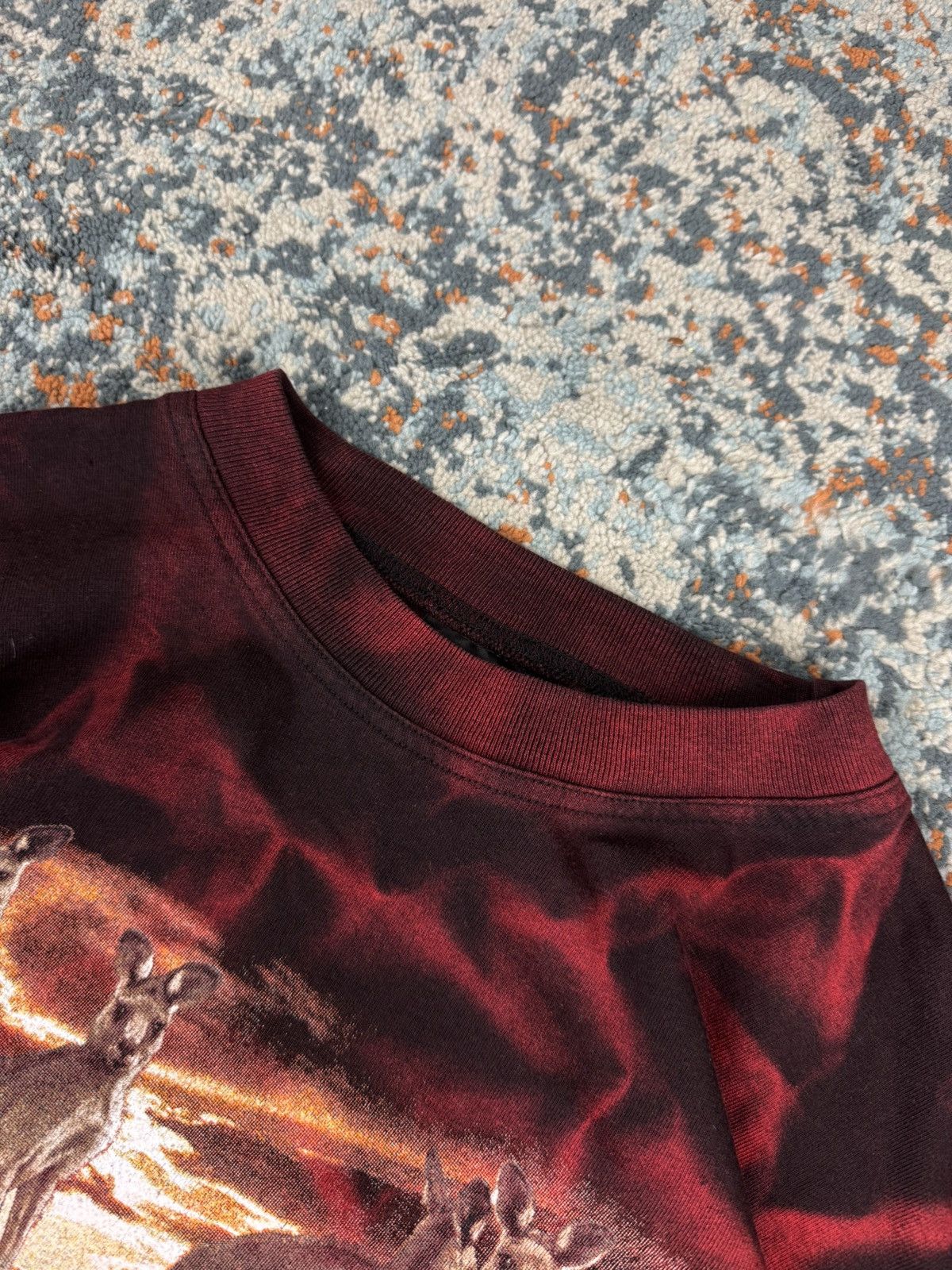 Vintage Vintage 90s Australia kangaroo animal graphic tee tie dye Size US L / EU 52-54 / 3 - 6 Thumbnail