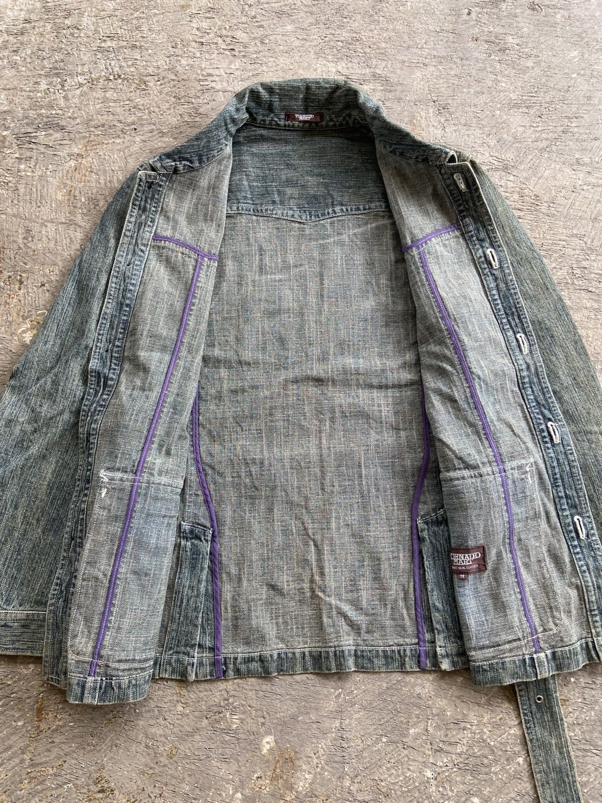Tornado Mart 2000s Tornado Mart - Vkei Style Denim Trucker Button Jacket Size US M / EU 48-50 / 2 - 6 Thumbnail