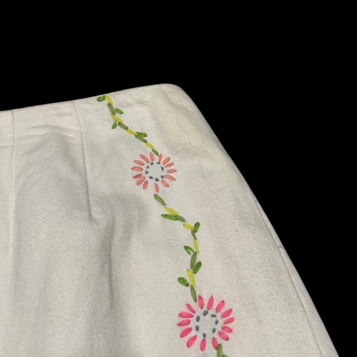 Willi Smith Vintage Willi Smith Floral Patterned Midi Skirt 14 34" Waist Size 34" / US 12 / IT 48 - 4 Thumbnail