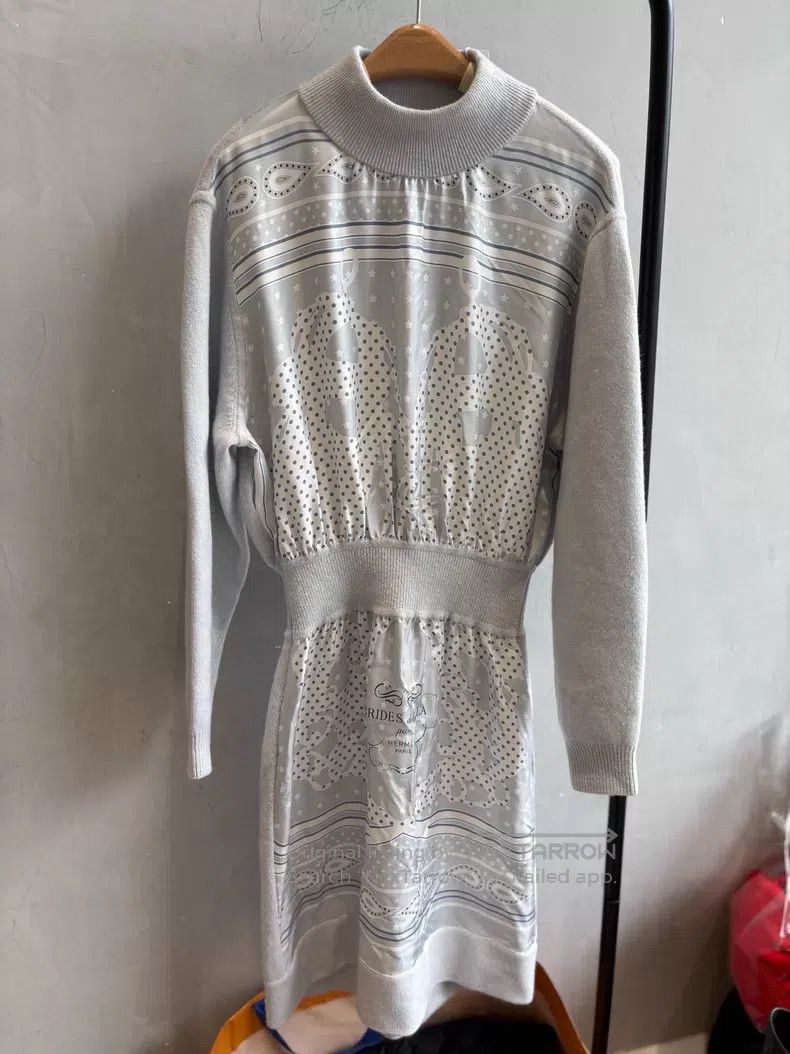 Hermes Hermes Wool and Silk Blend Dress Size XS / US 0-2 / IT 36-38 - 1 Thumbnail