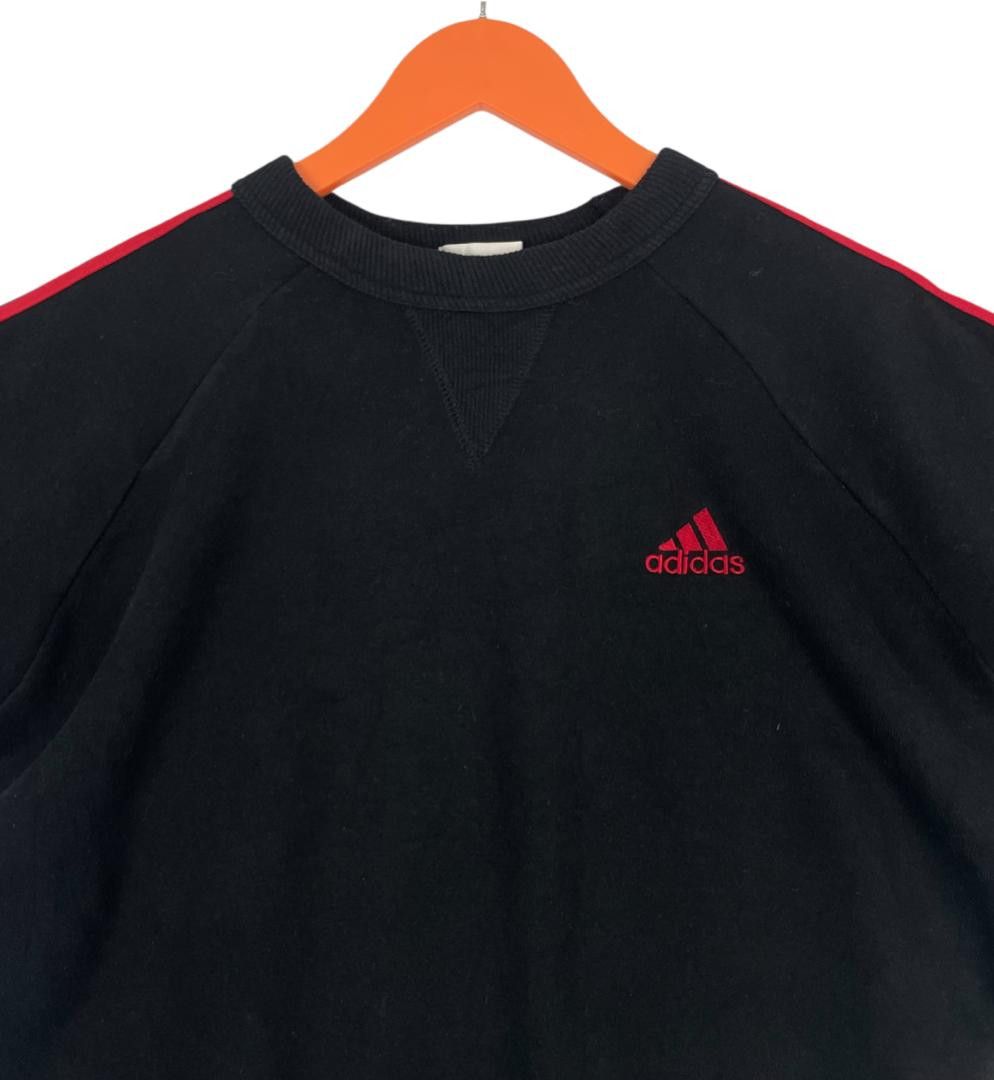 Adidas Vintage Adidas Embroided Logo Short Sleeve Sweatshirt Size US M / EU 48-50 / 2 - 4 Thumbnail