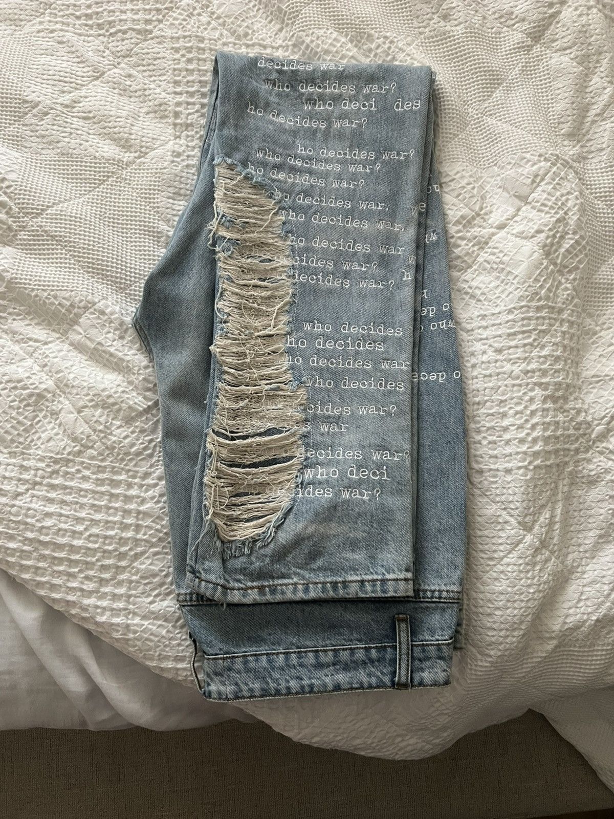 Who Decides War Who Decides War Scripture Jeans size 36 Size US 36 / EU 52 - 2 Thumbnail