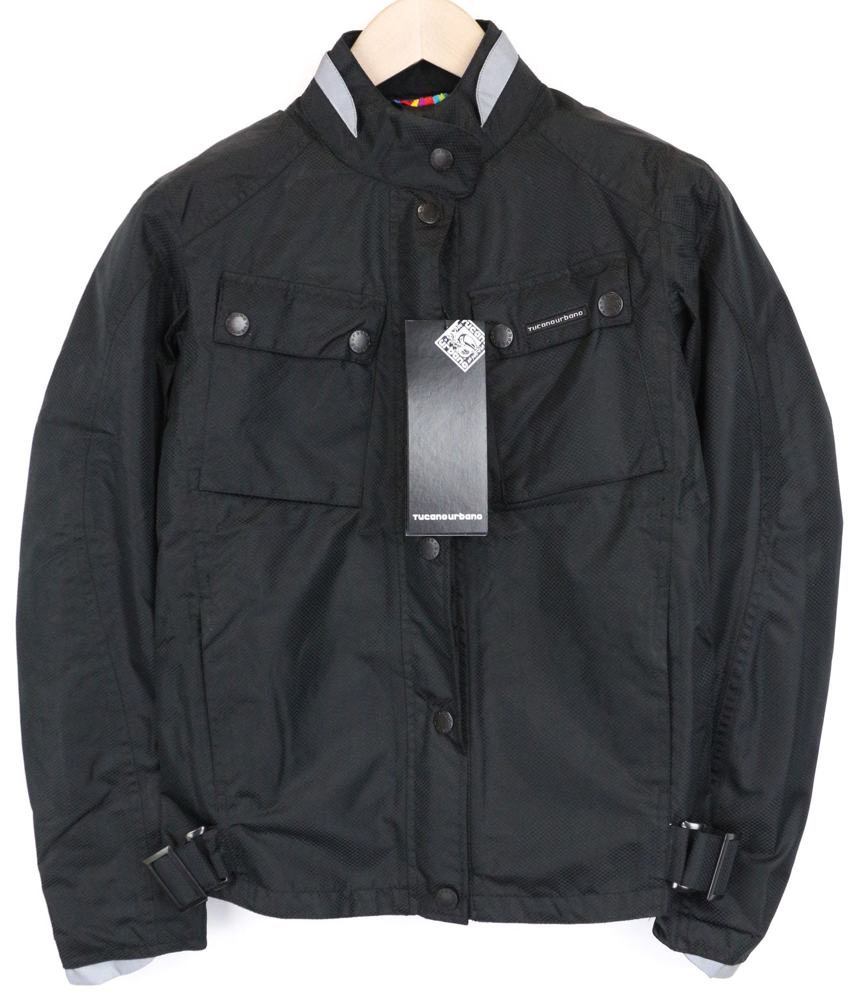 Other TINA S Black Windproof Lined Motorcycle Jacket 75727 Size S / US 4 / IT 40 - 1 Thumbnail
