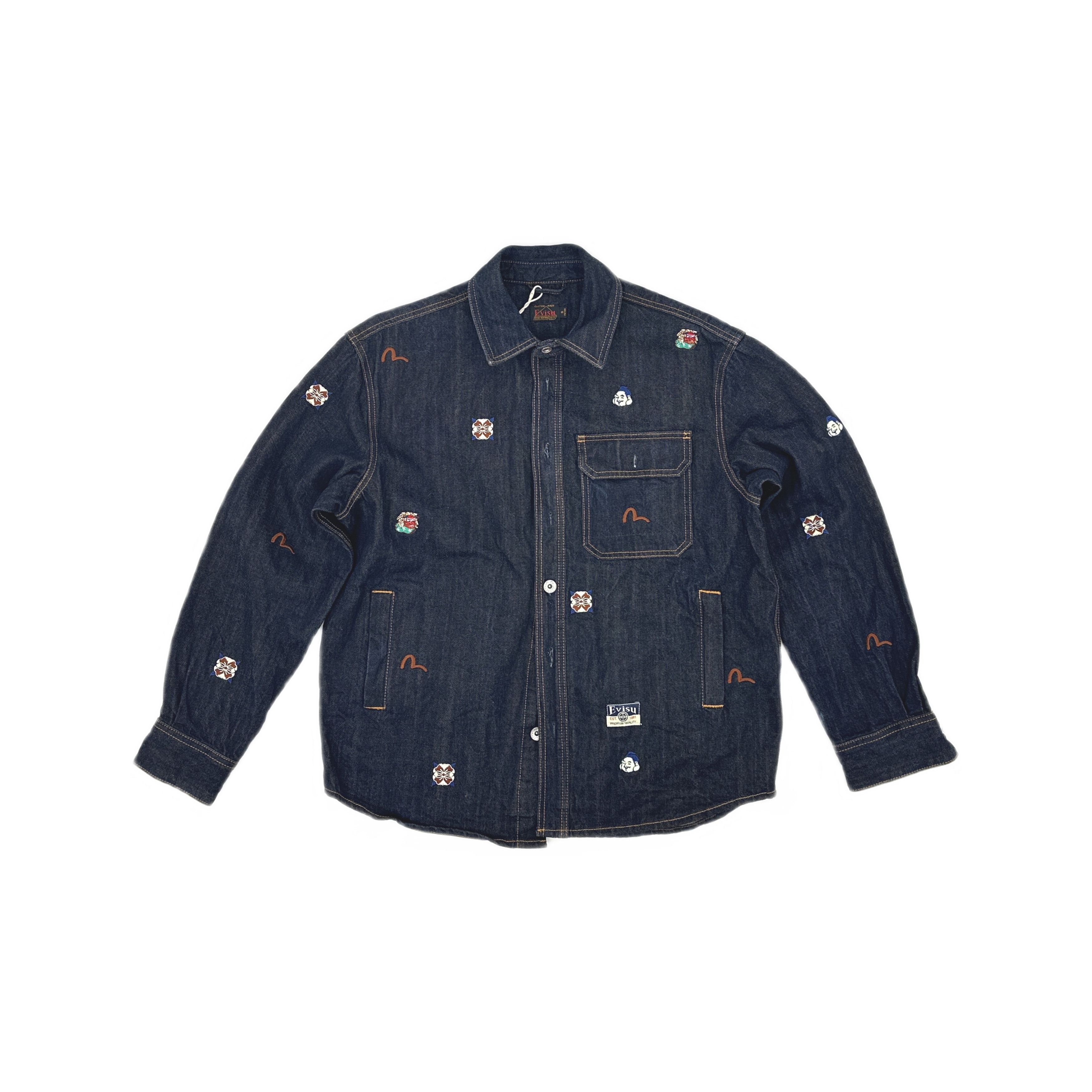 Evisu × Palace 2024 S/S Evisu X Palace Denim Jacket | Grailed