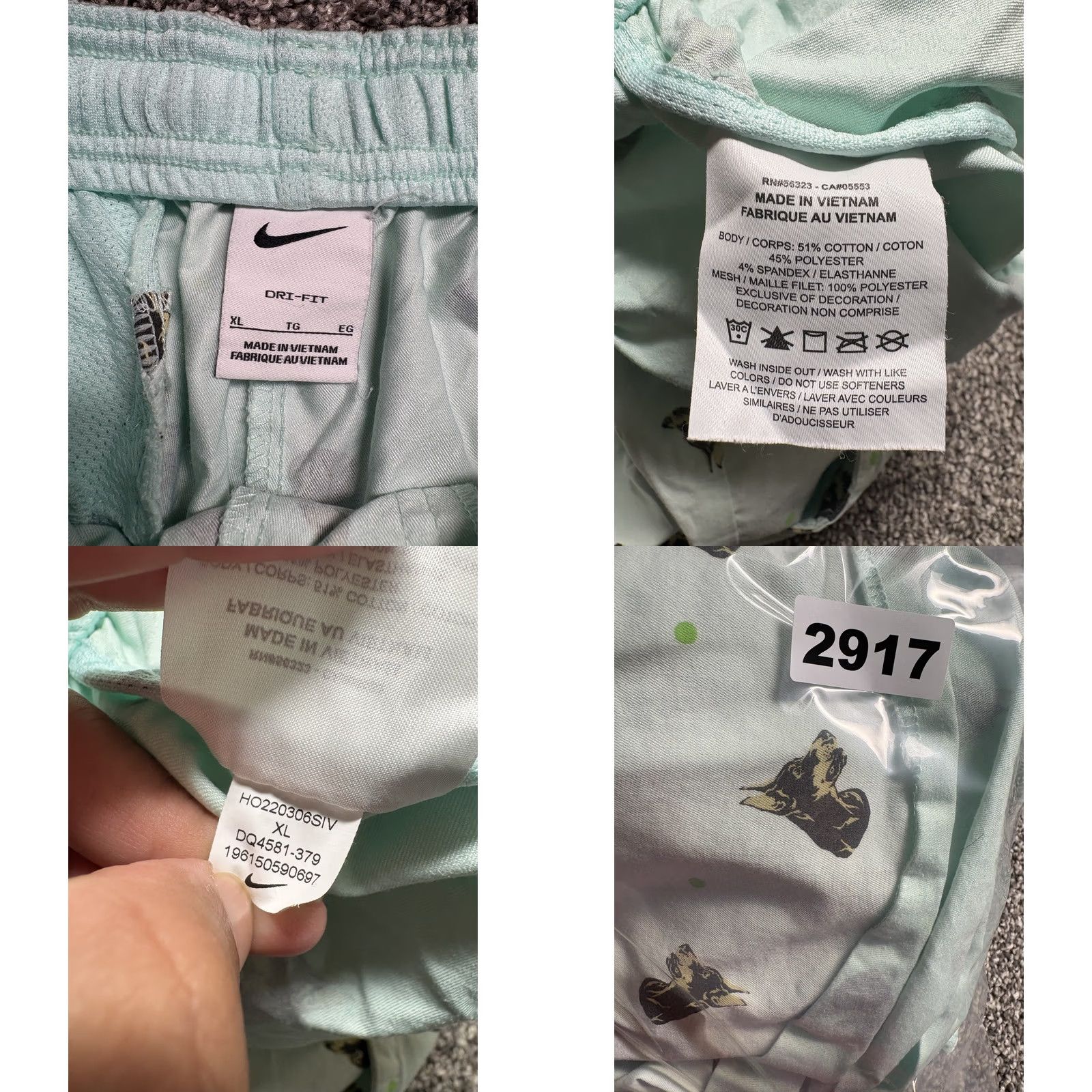 Nike Nike Court Doberman Tennis Shorts Mens XL Mint Green DQ4581-379 Size US 36 / EU 52 - 8 Thumbnail