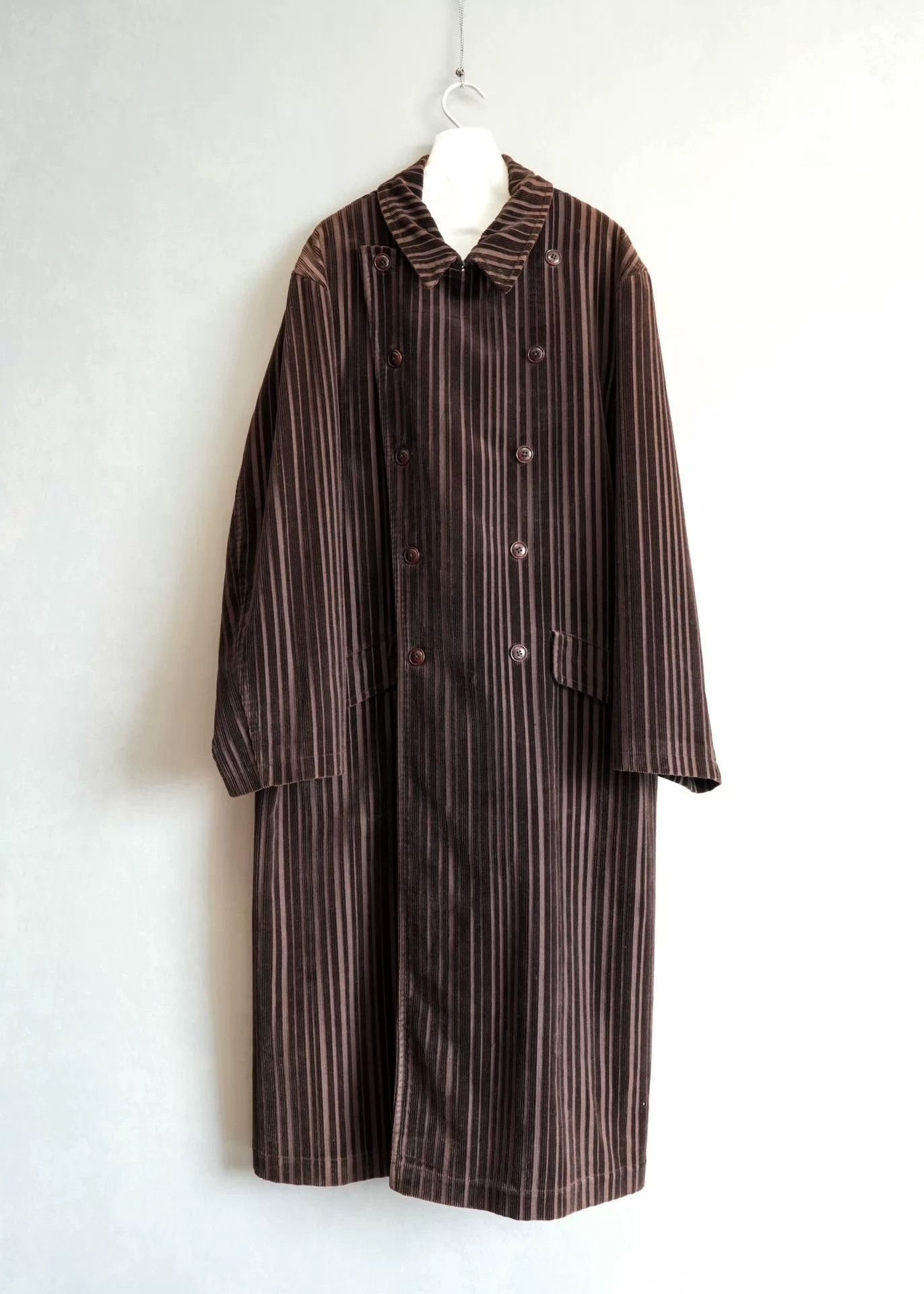 Yohji Yamamoto Yohji Yamamoto Striped Corduroy Coat Size US L / EU 52-54 / 3 - 1 Thumbnail