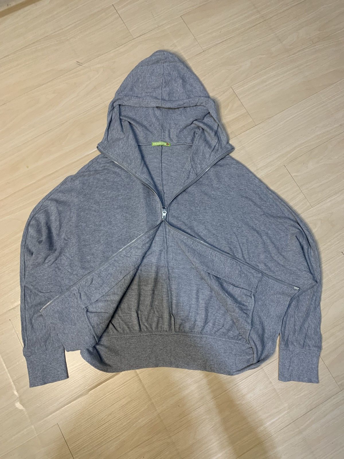 Frapbois Frapbois Issey Miyake Baggy Oversize Zip Hoodie Size US L / EU 52-54 / 3 - 3 Thumbnail