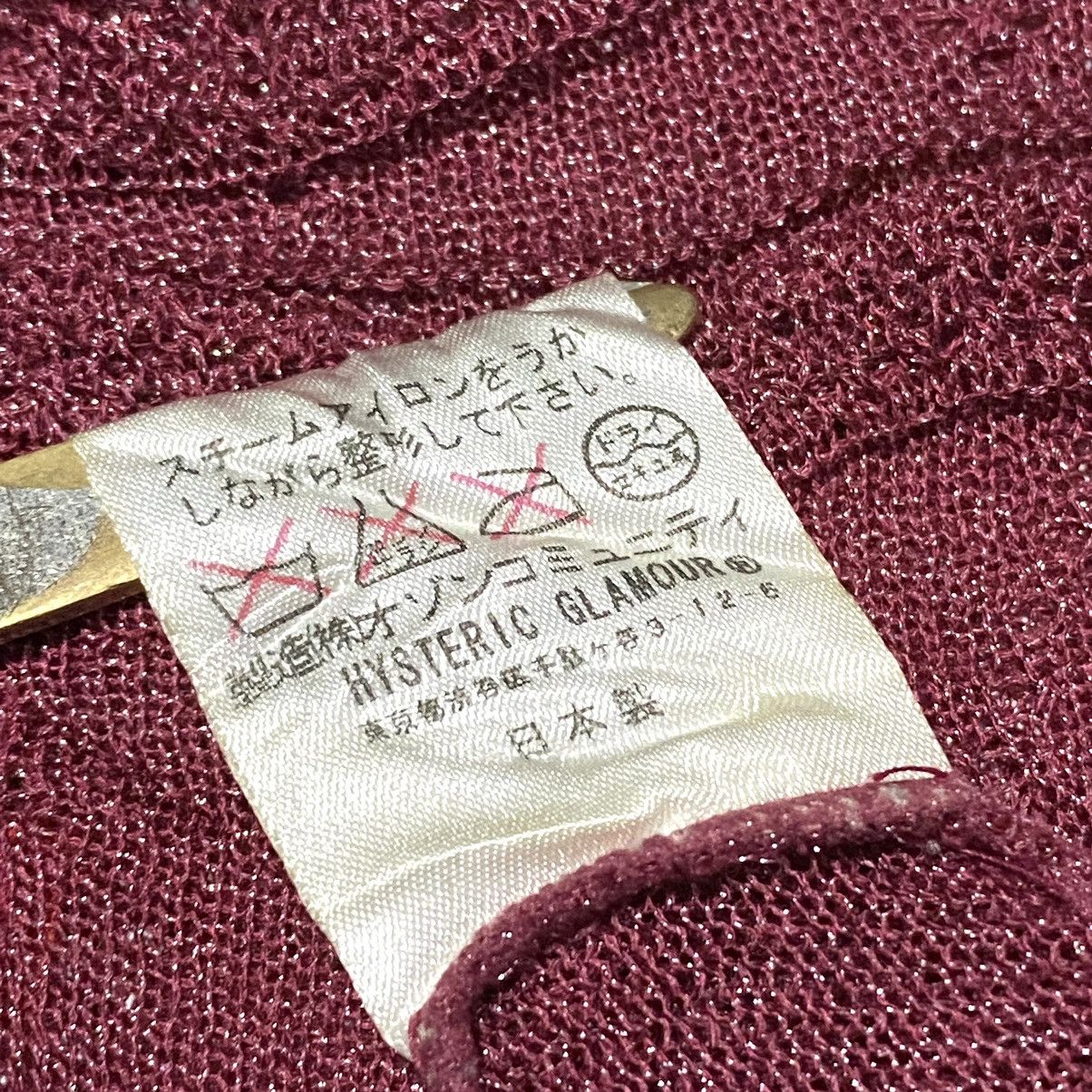 Hysteric Glamour 💥RARE💥 Vintage hysteric glamour 2000s mesh top Size S / US 4 / IT 40 - 8 Thumbnail