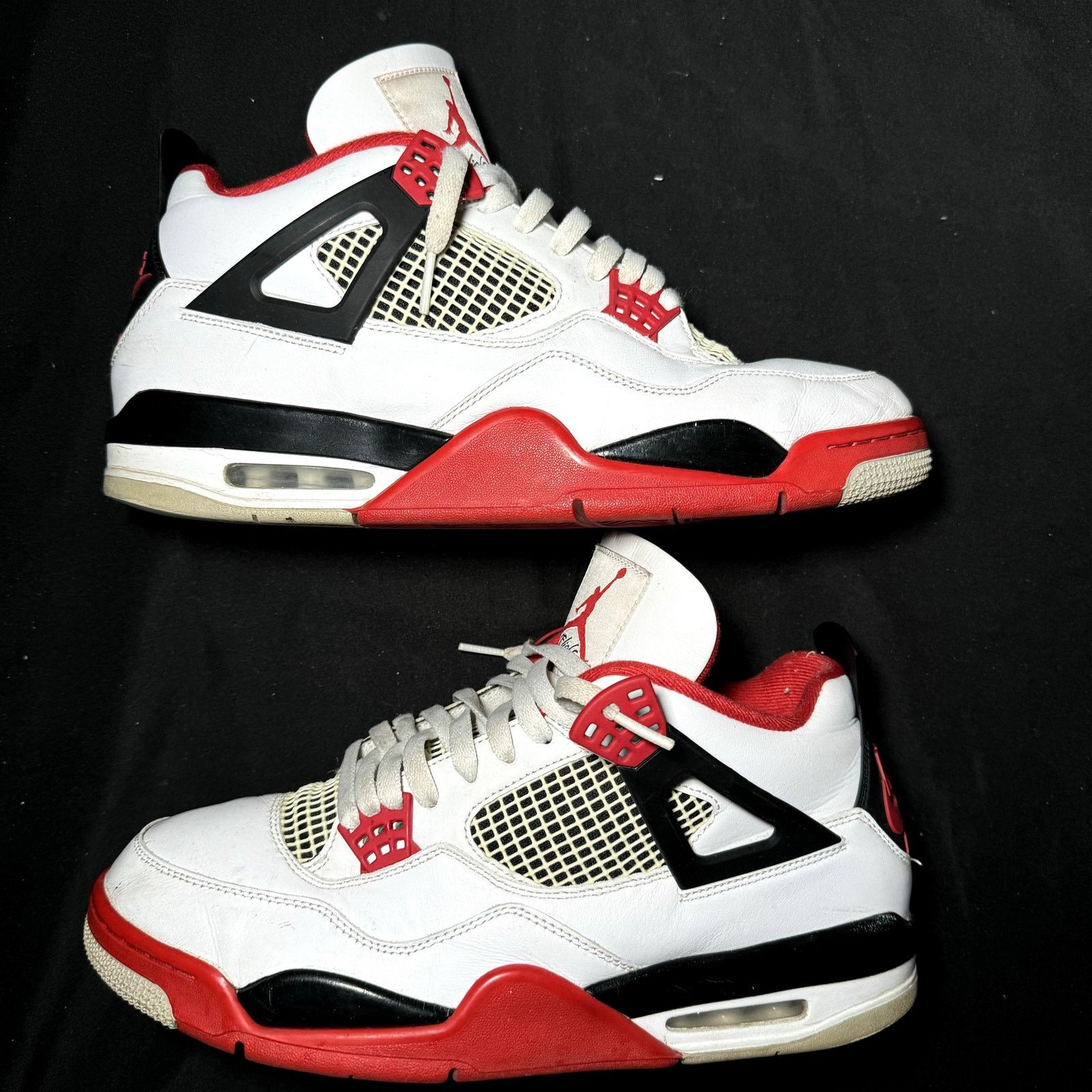 Jordan Brand × Nike Size 12 - Nike Air Jordan 4 Retro OG Fire Red Men's Shoes Size US 12 / EU 45 - 2 Thumbnail