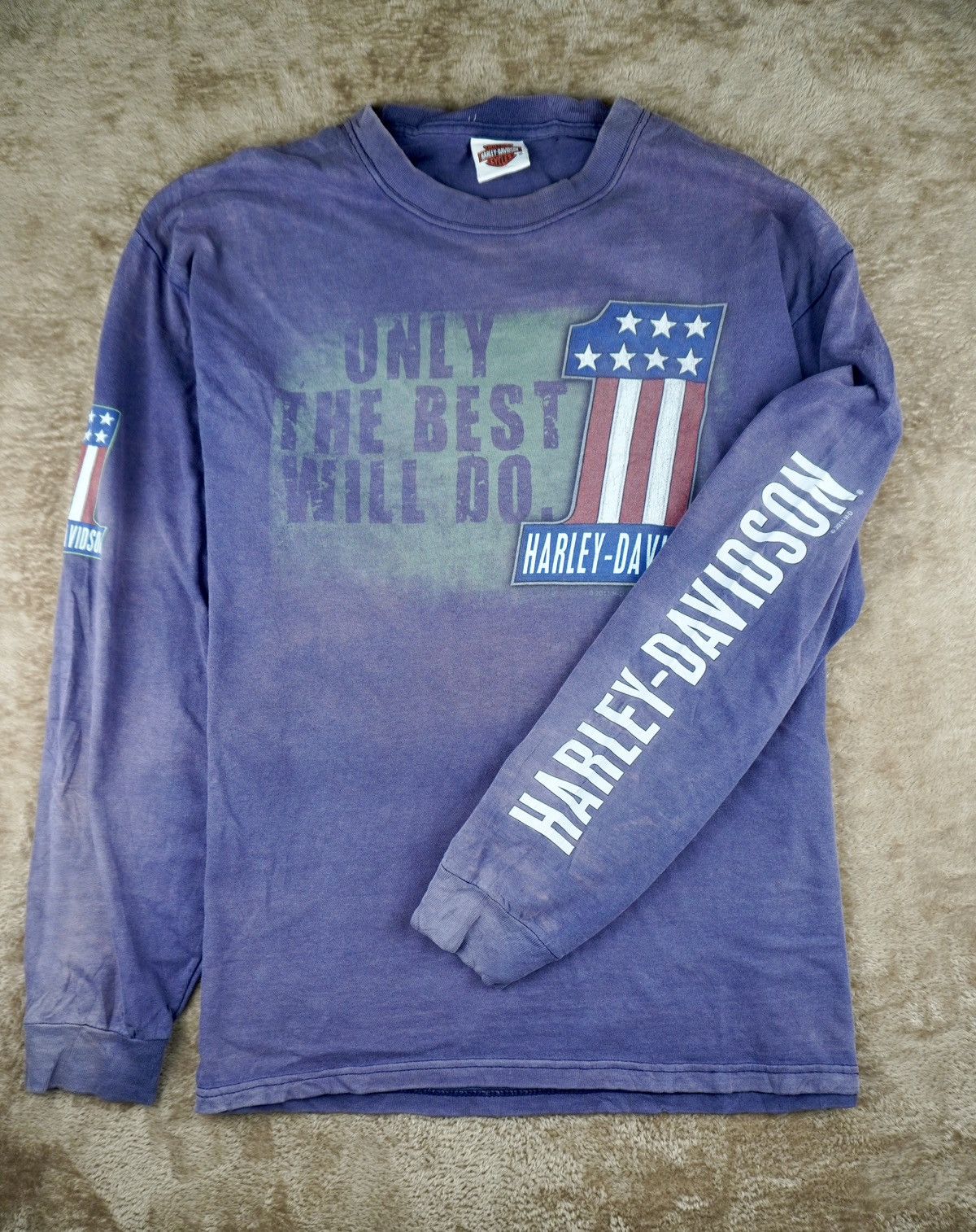 Harley Davidson Vtg Harley Davidson Long Sleeve #1 Frankfurt Germany 2011 Size US L / EU 52-54 / 3 - 2 Thumbnail