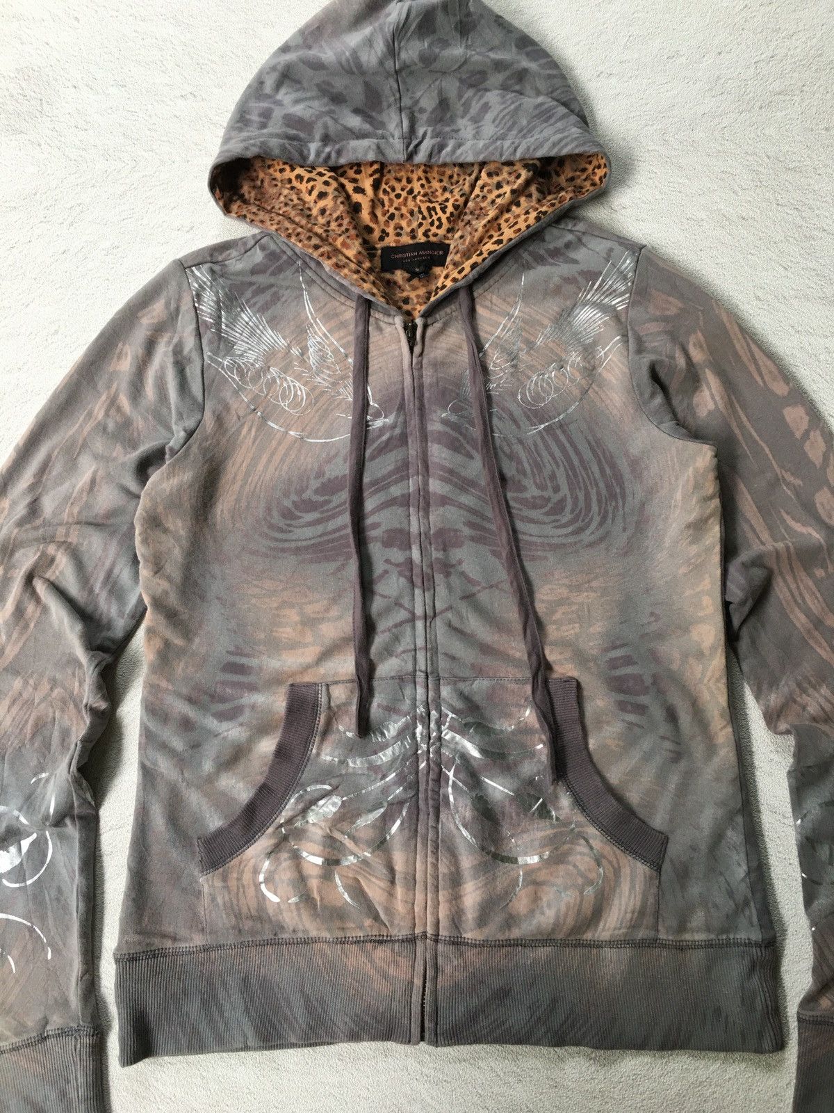 Ed Hardy Y2k Christian Audigier Zip Hoodie Size US XS / EU 42 / 0 - 4 Thumbnail