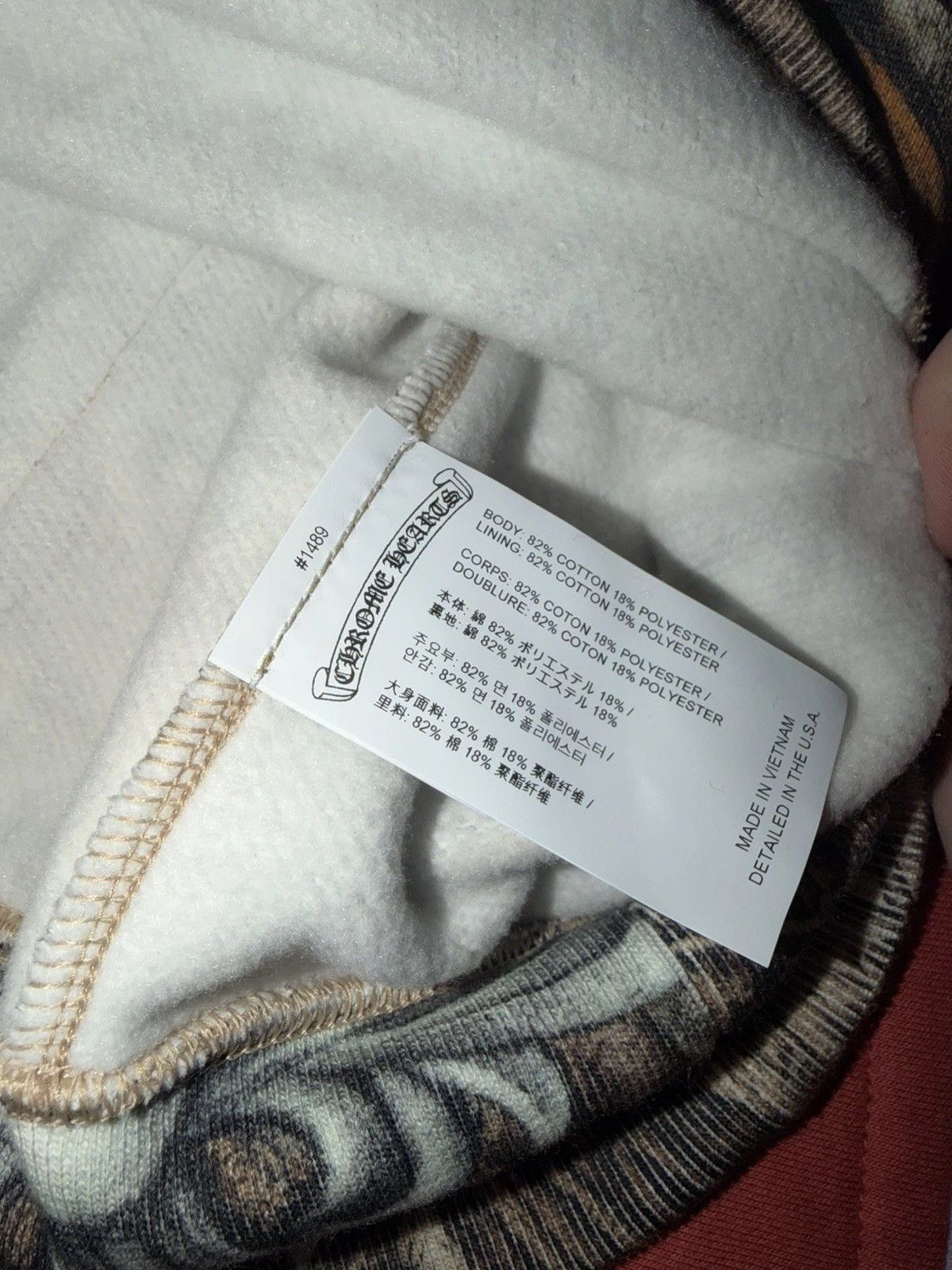 Chrome Hearts Drake Nocta Camo Horseshoe Hoodie