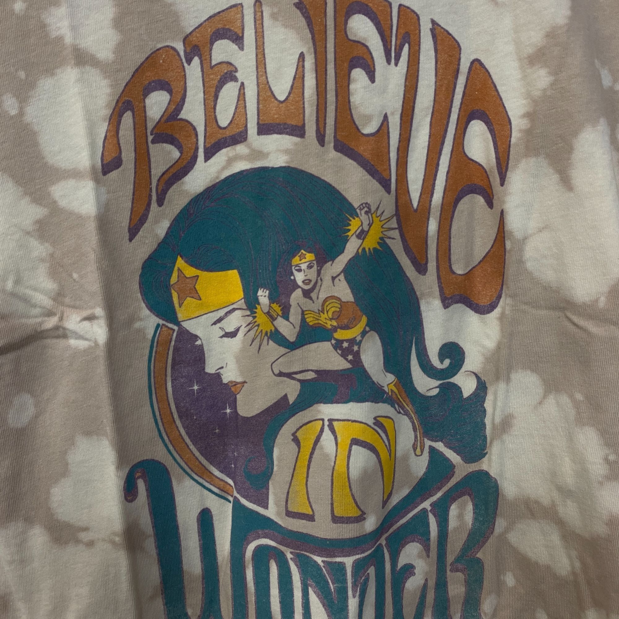 Junk Food Junk Food Clothing Wonder Woman Believe in Wonder Tie-Dye T- Size US XS / EU 42 / 0 - 4 Thumbnail