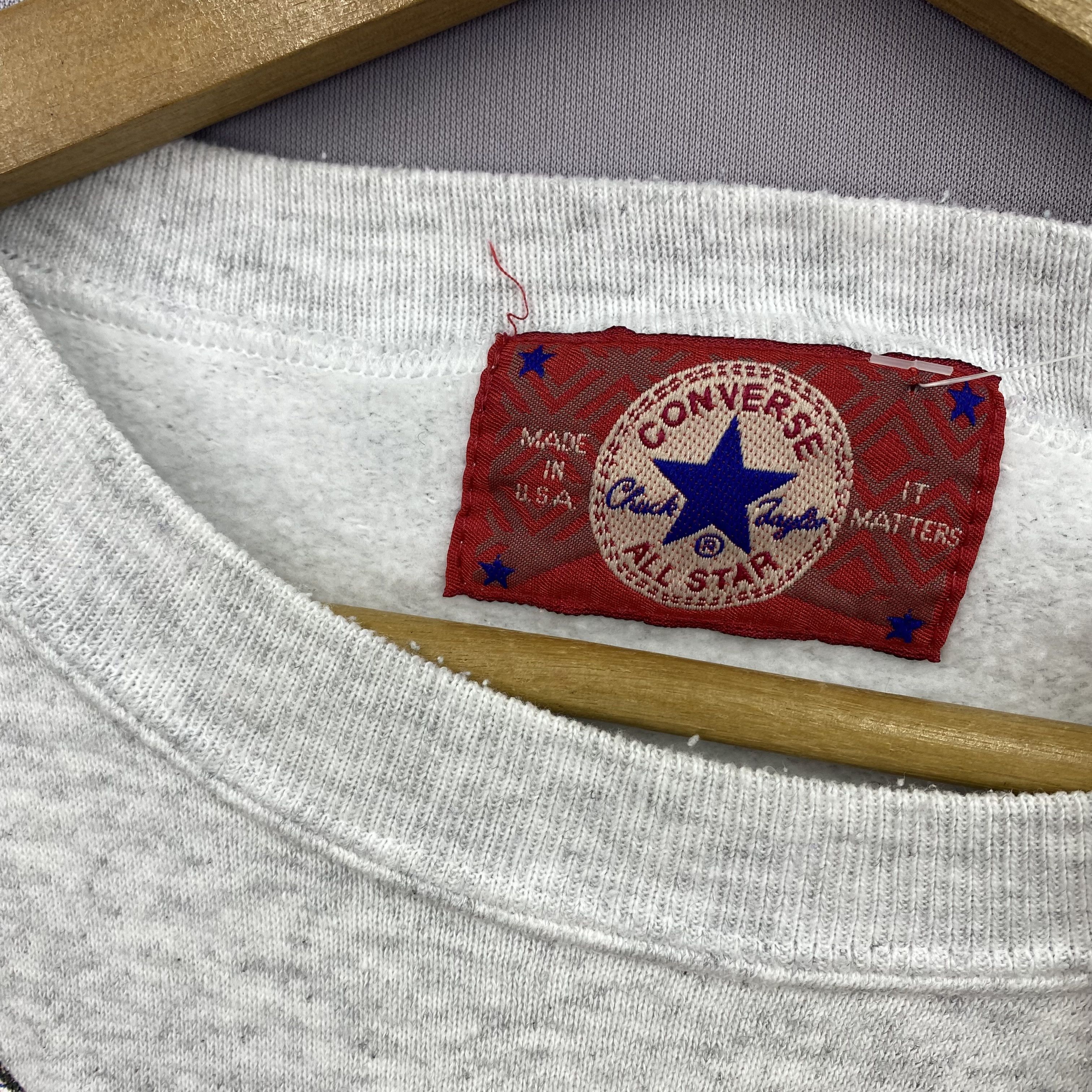 Converse Vintage Converse Sweater 90s Logo Spell Out Style Sweatshirt Size US M / EU 48-50 / 2 - 6 Thumbnail