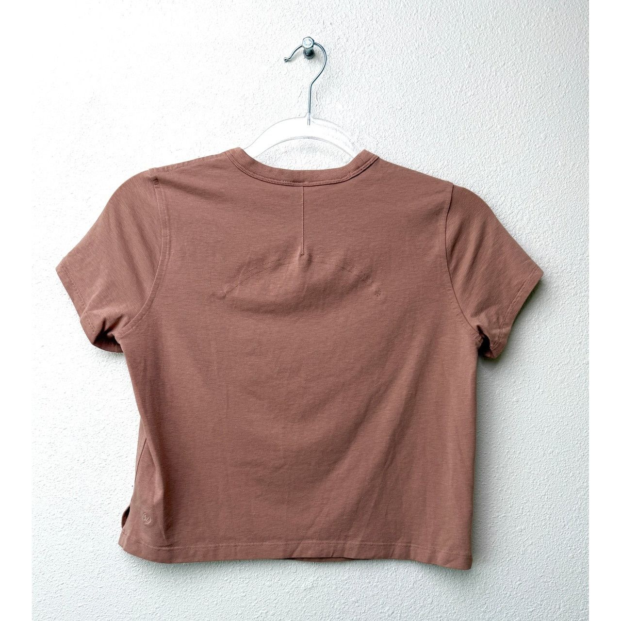 Lululemon Lululemon Tan Cropped Tee Women 2 Cotton Blend Size XS / US 0-2 / IT 36-38 - 4 Thumbnail