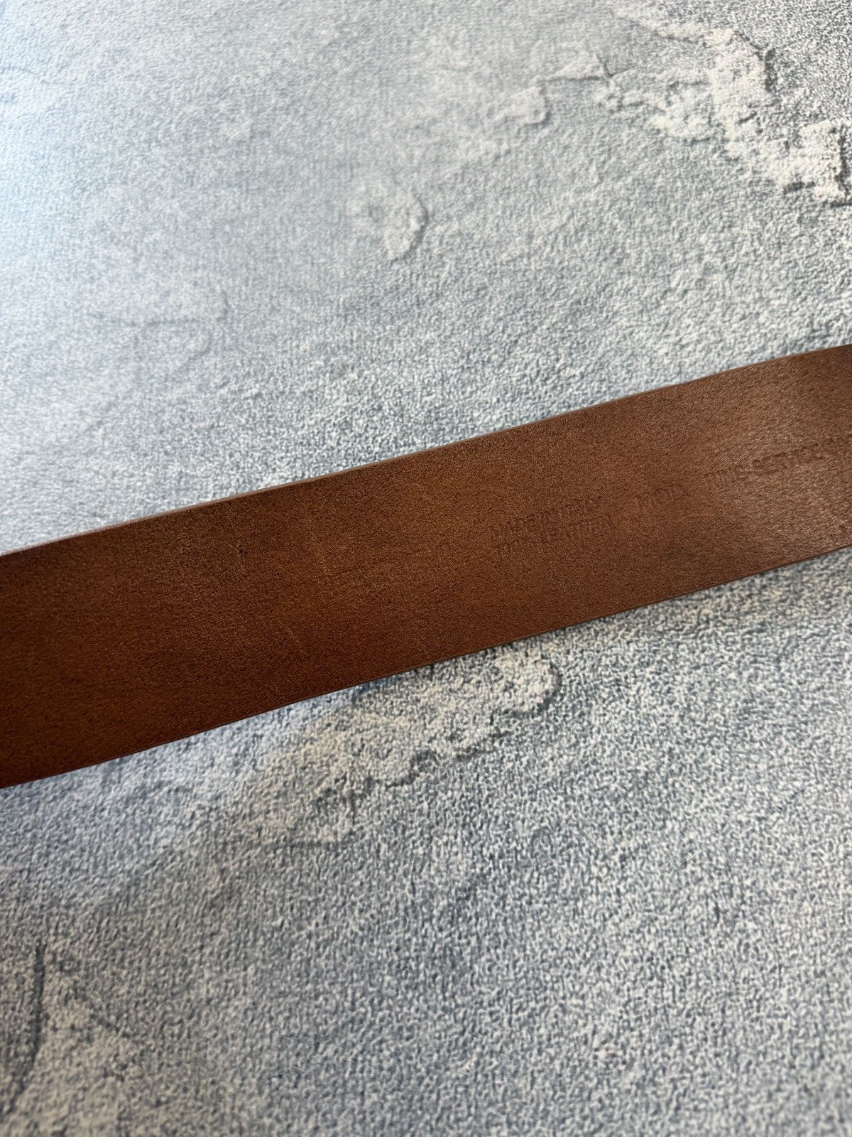 Diesel Vintage Y2K Diesel Belt Leather Metal Logo Japanese Size ONE SIZE - 10 Thumbnail