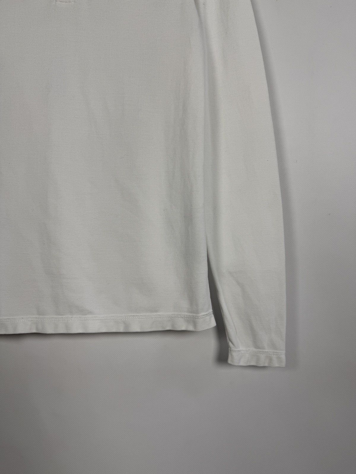 Allsaints Allsaints Reform Long Sleeve Polo Shirt White Cotton Size XS Size US XS / EU 42 / 0 - 5 Thumbnail