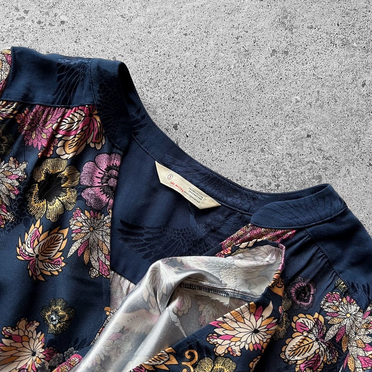 Odd Molly Odd Molly Womens Floral Long Sleeve Cute Blouse Top Shirt Size S / US 4 / IT 40 - 6 Thumbnail