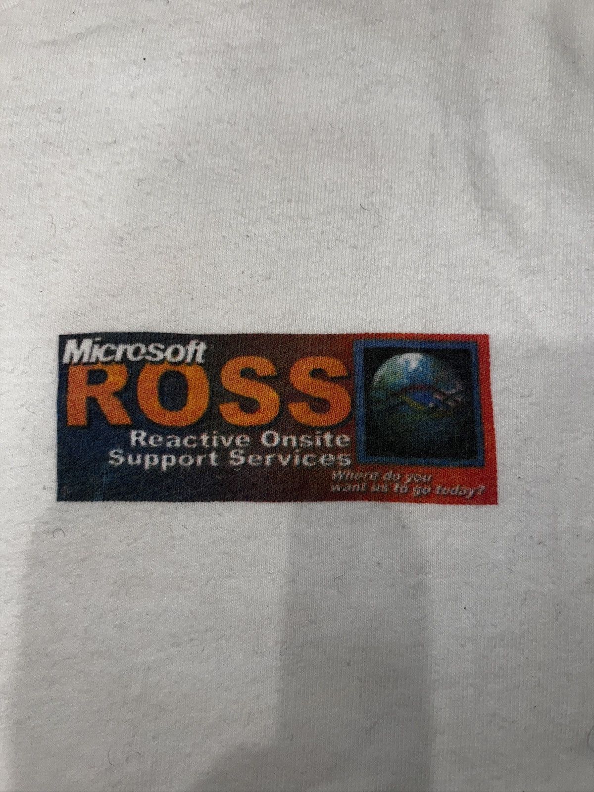 Microsoft Vintage Microsoft R.O.S.S. Box Logo T-shirt Size US L / EU 52-54 / 3 - 1 Thumbnail