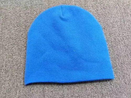 Other Shinning Stars Graphic No Cuff Beanie Hat Royal Blue Size ONE SIZE - 2 Thumbnail