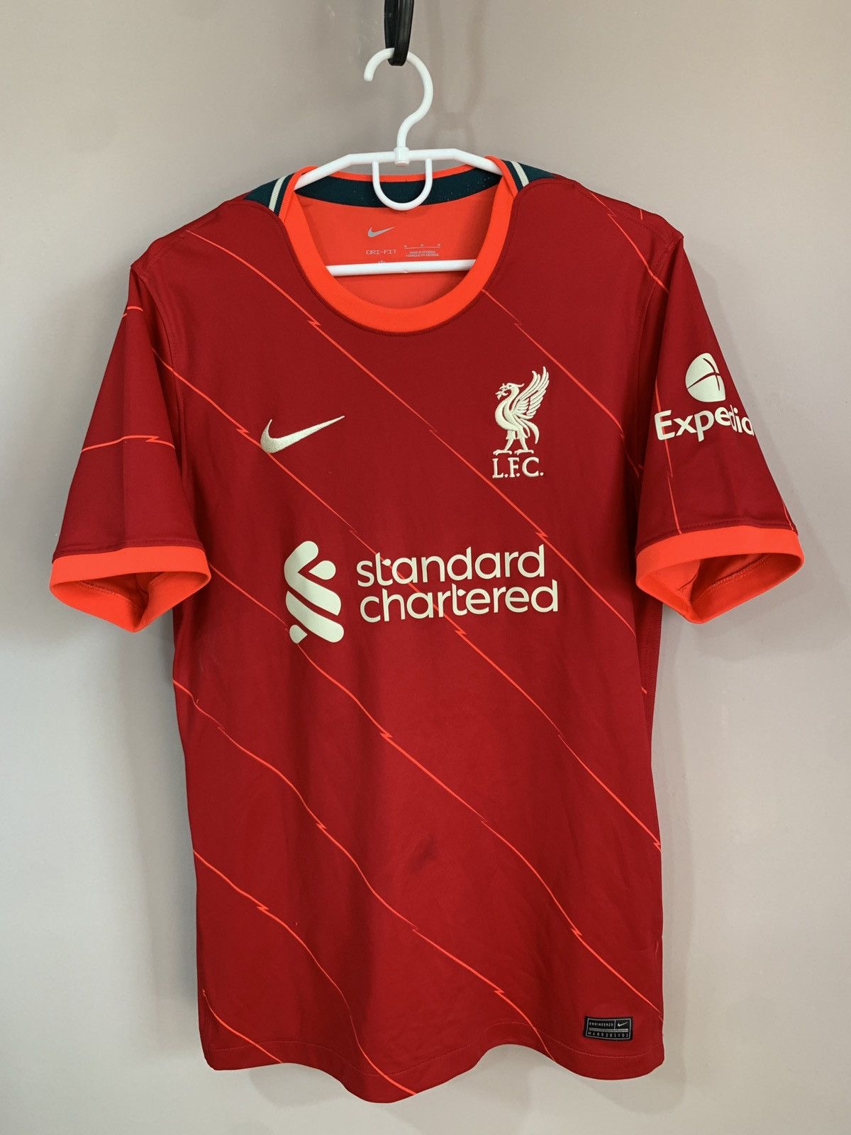 Nike Liverpool 2021 Home Football Shirt Nike Soccer Jersey Sz M Size US M / EU 48-50 / 2 - 1 Thumbnail