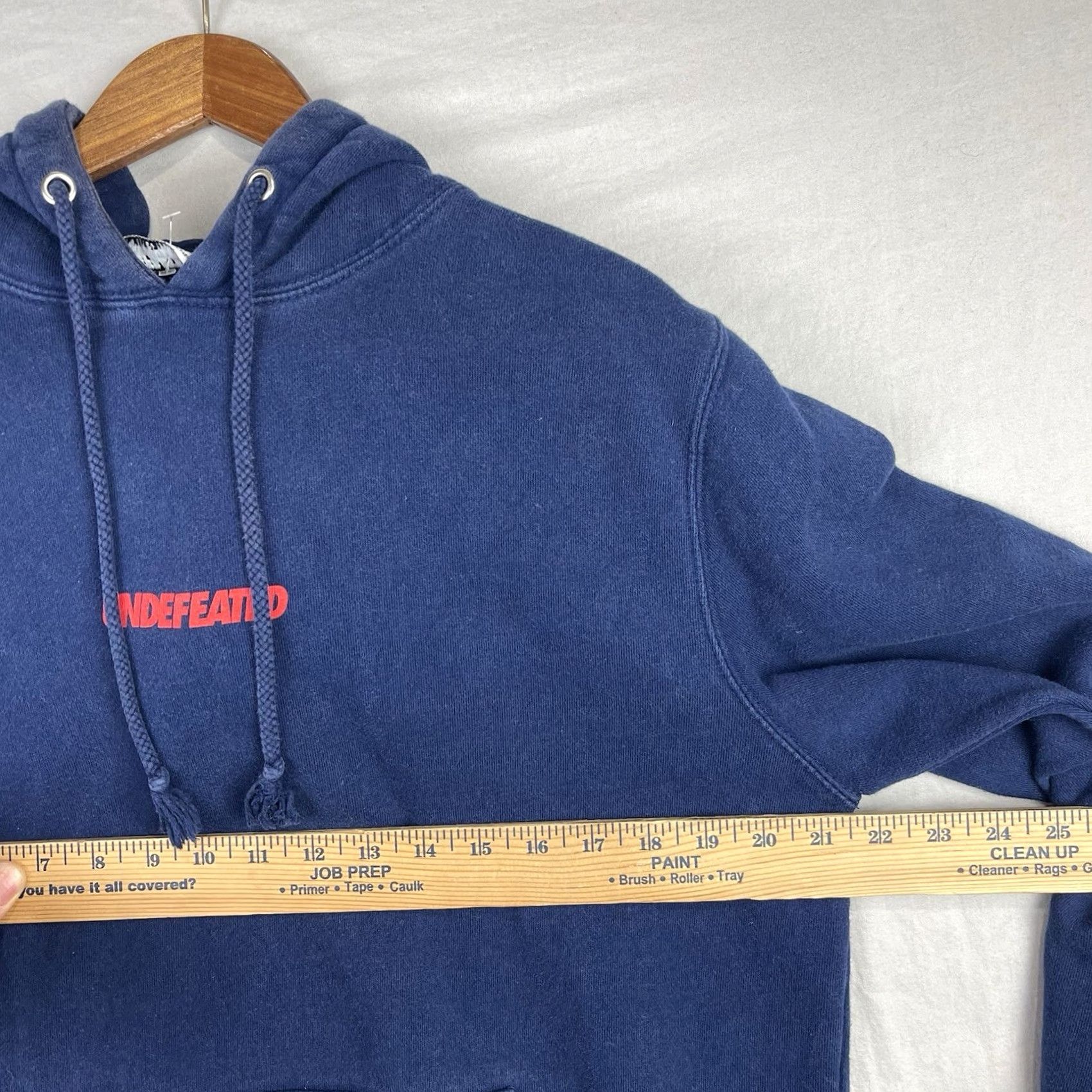 Undefeated Undefeated Hoodie Mens Large Navy Blue Sweatshirt Pullover Fleece Made In USA Size US L / EU 52-54 / 3 - 5 Thumbnail