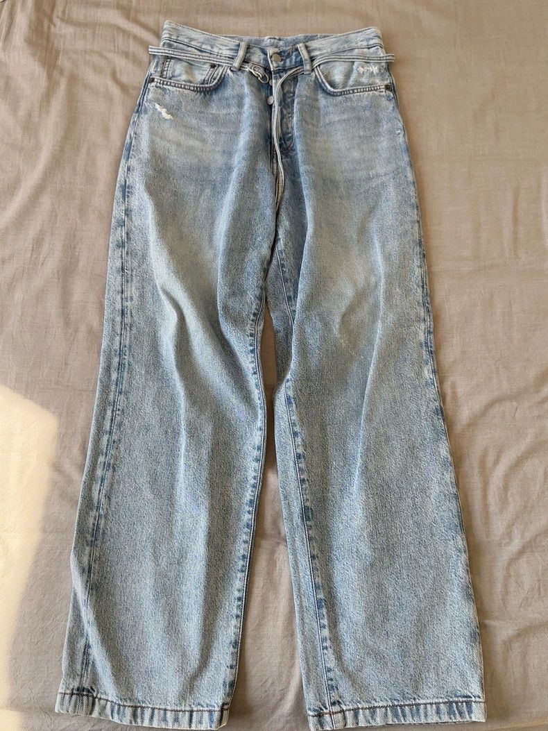Acne Studios acne studios Make old blue baggy straight leg jeans 2503-Ne Size US 26 / EU 42 - 1 Thumbnail