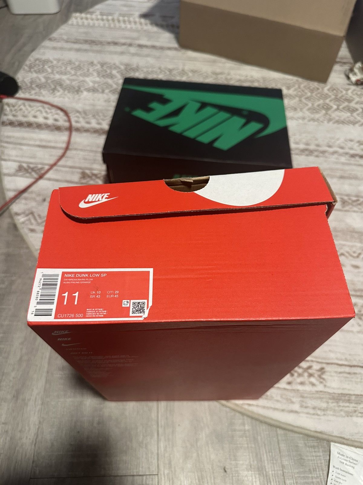 Nike Nike Dunk Low SP - Daybreak/Barn-Plum Size US 11 / EU 44 - 1 Thumbnail