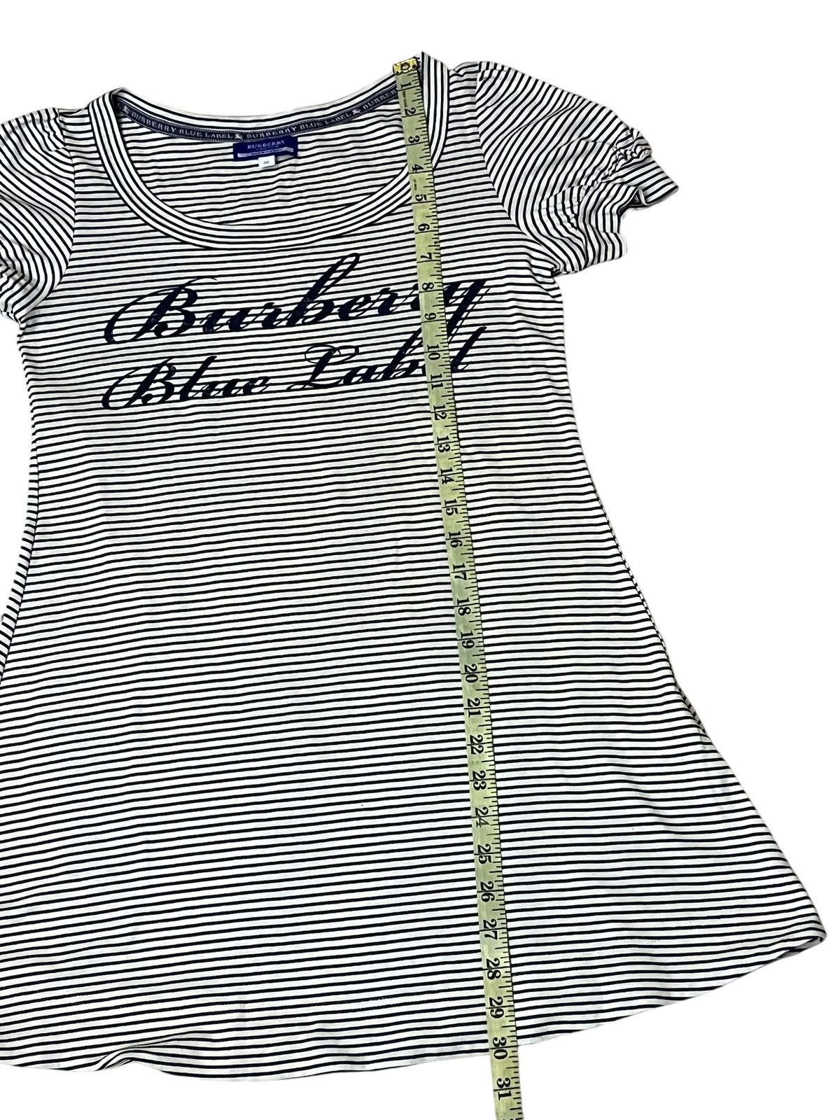 Burberry BURBERRY BLUE LABEL SPELL OUT DRESS SHIRT Size S / US 4 / IT 40 - 8 Thumbnail