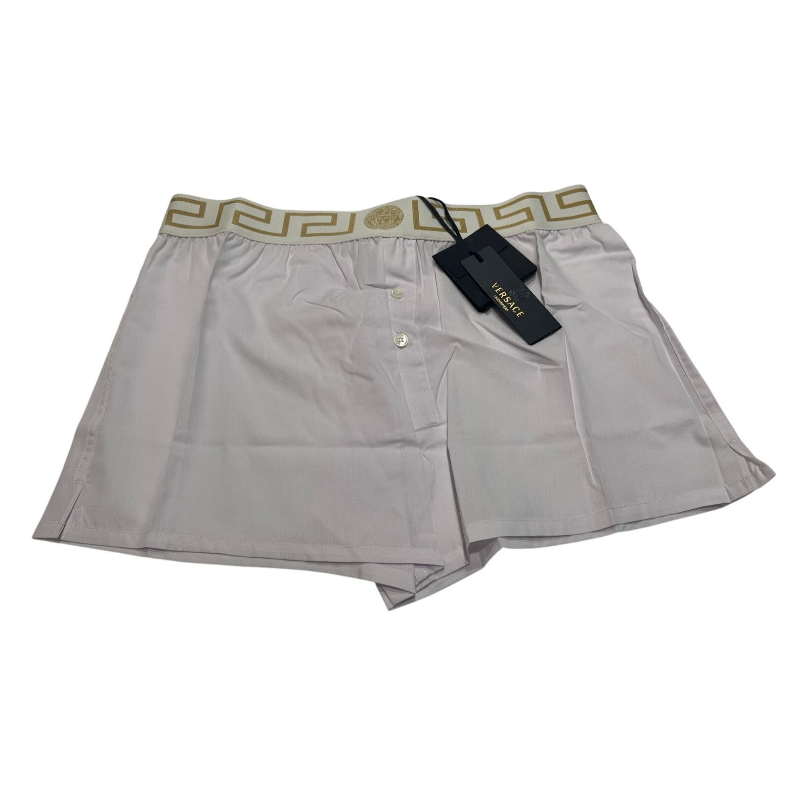 Versace 9-13 VERSACE Men's Boxer Brief Underwear White Size 4/ Small Size 30 - 1 Thumbnail