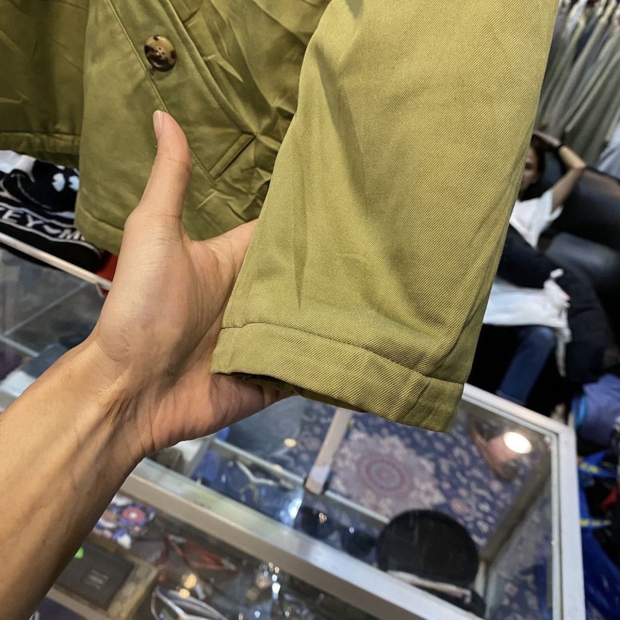 A.P.C. A.P.C. Military Hooded Jacket - Khaki Green - Size XS Size US XS / EU 42 / 0 - 7 Thumbnail