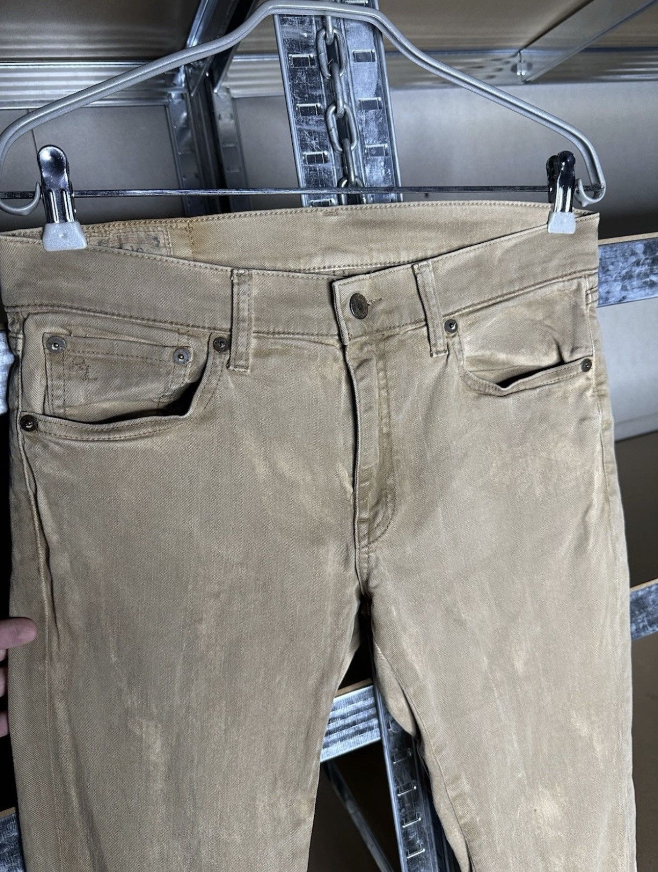 Polo Ralph Lauren Polo Ralph Lauren Western Country Lace Up Skinny Pants Tan Size 28" / US 6 / IT 42 - 7 Thumbnail