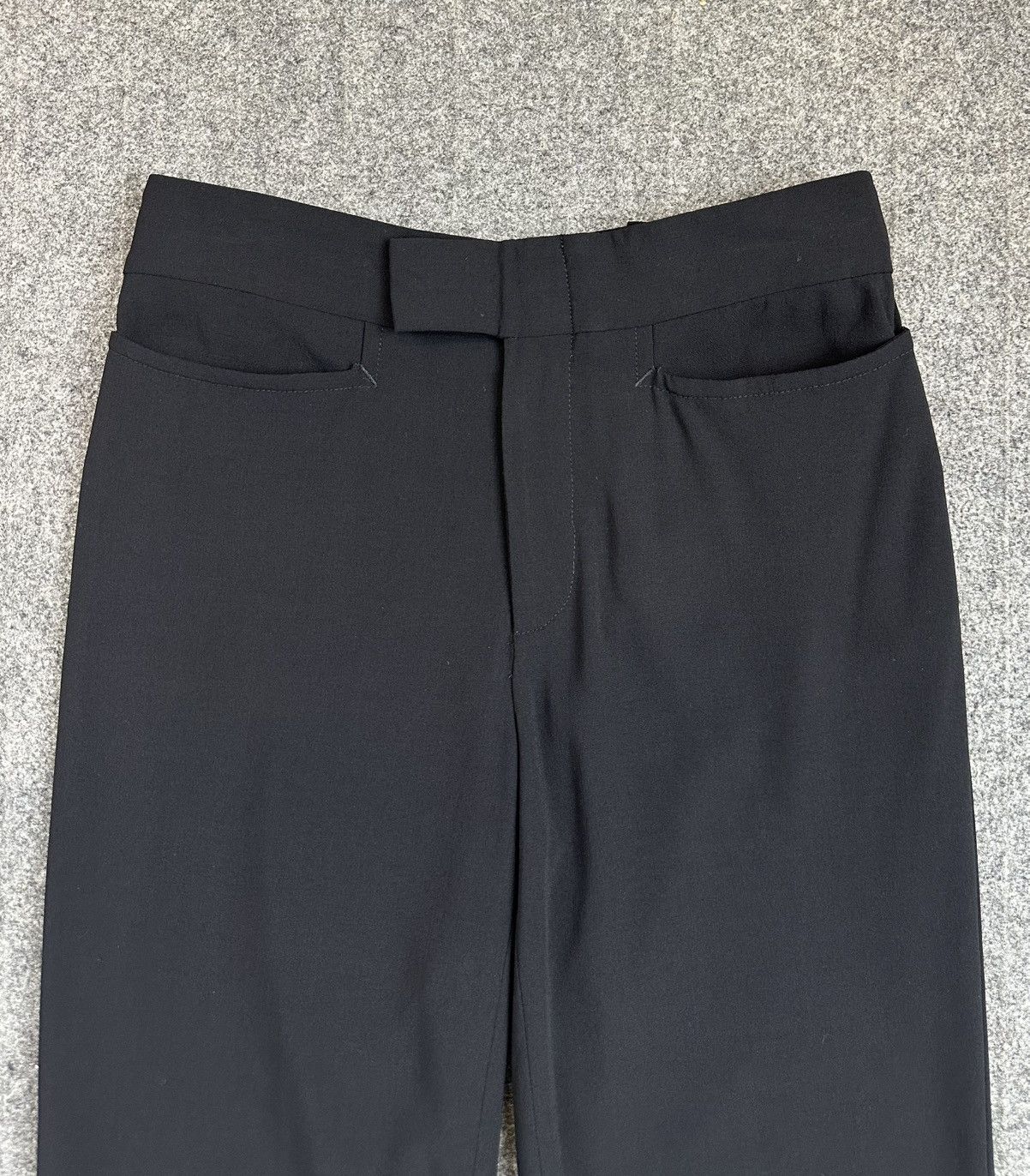 Gucci Gucci - Tom Ford 1999 - Buckled Waist Strap Wool Trouser Size 24" / US 00 / IT 34 - 2 Thumbnail