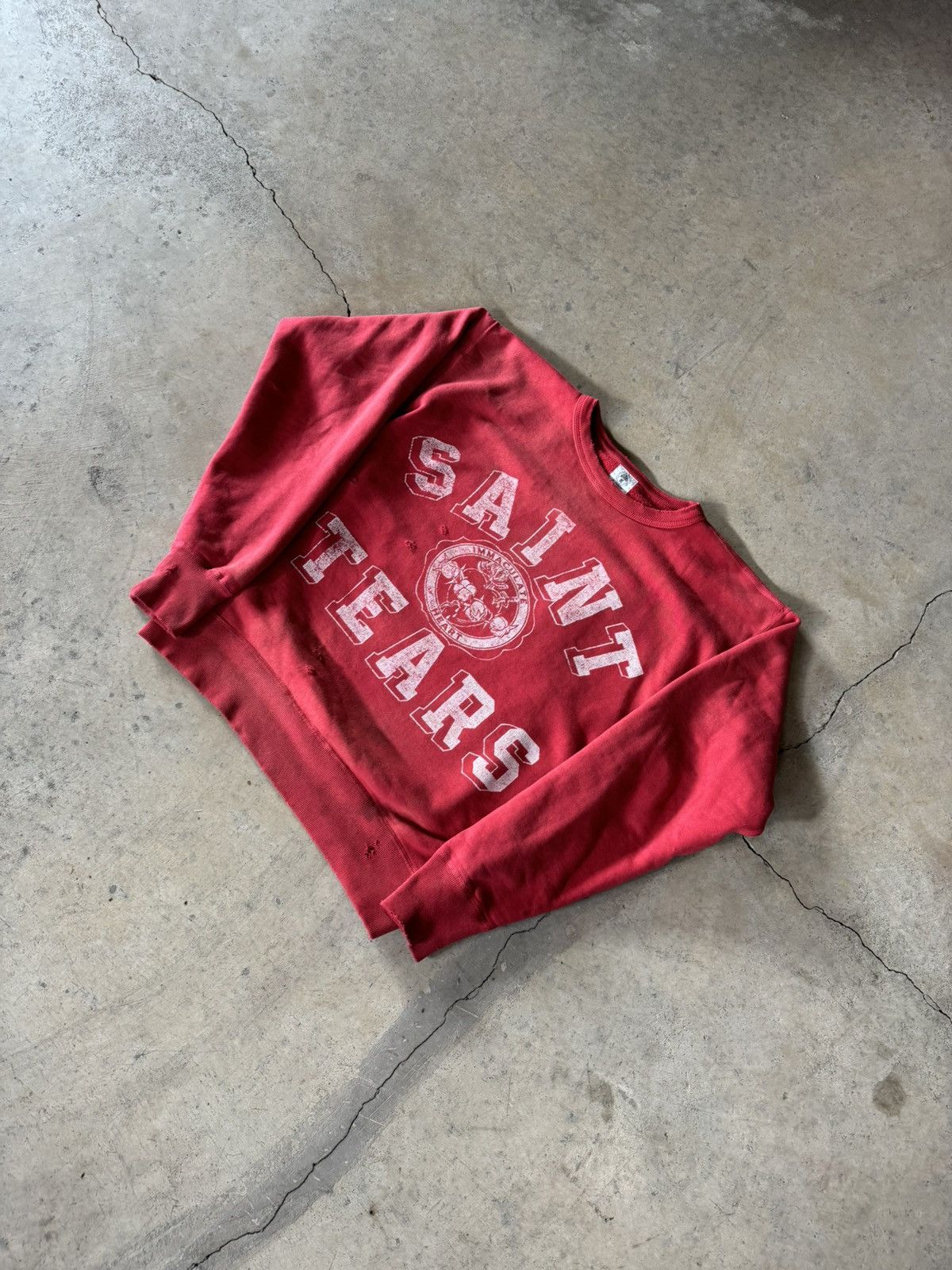 Saint Michael SAINT MICHAEL X DENIM TEARS “SAINT TEARS” SWEATSHIRT Size US M / EU 48-50 / 2 - 3 Thumbnail