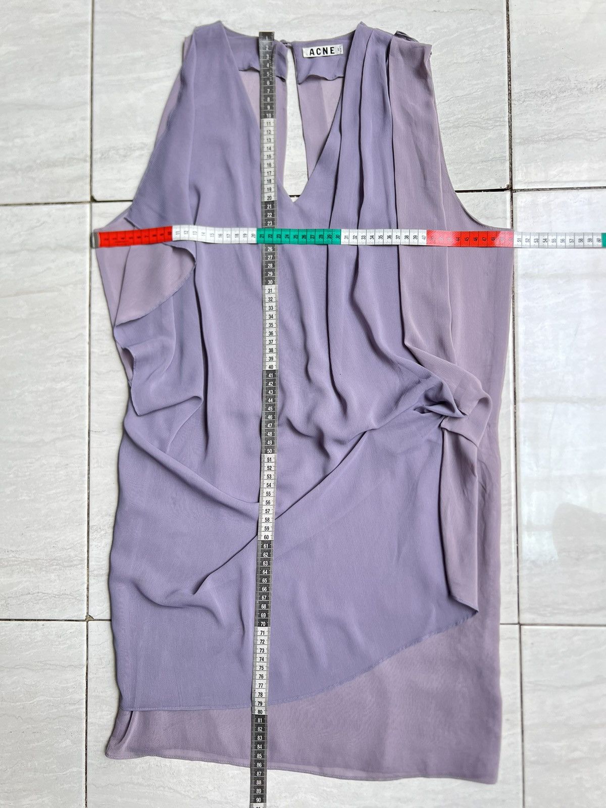 Acne Studios ACNE Purple Midi Dress Size S / US 4 / IT 40 - 7 Thumbnail
