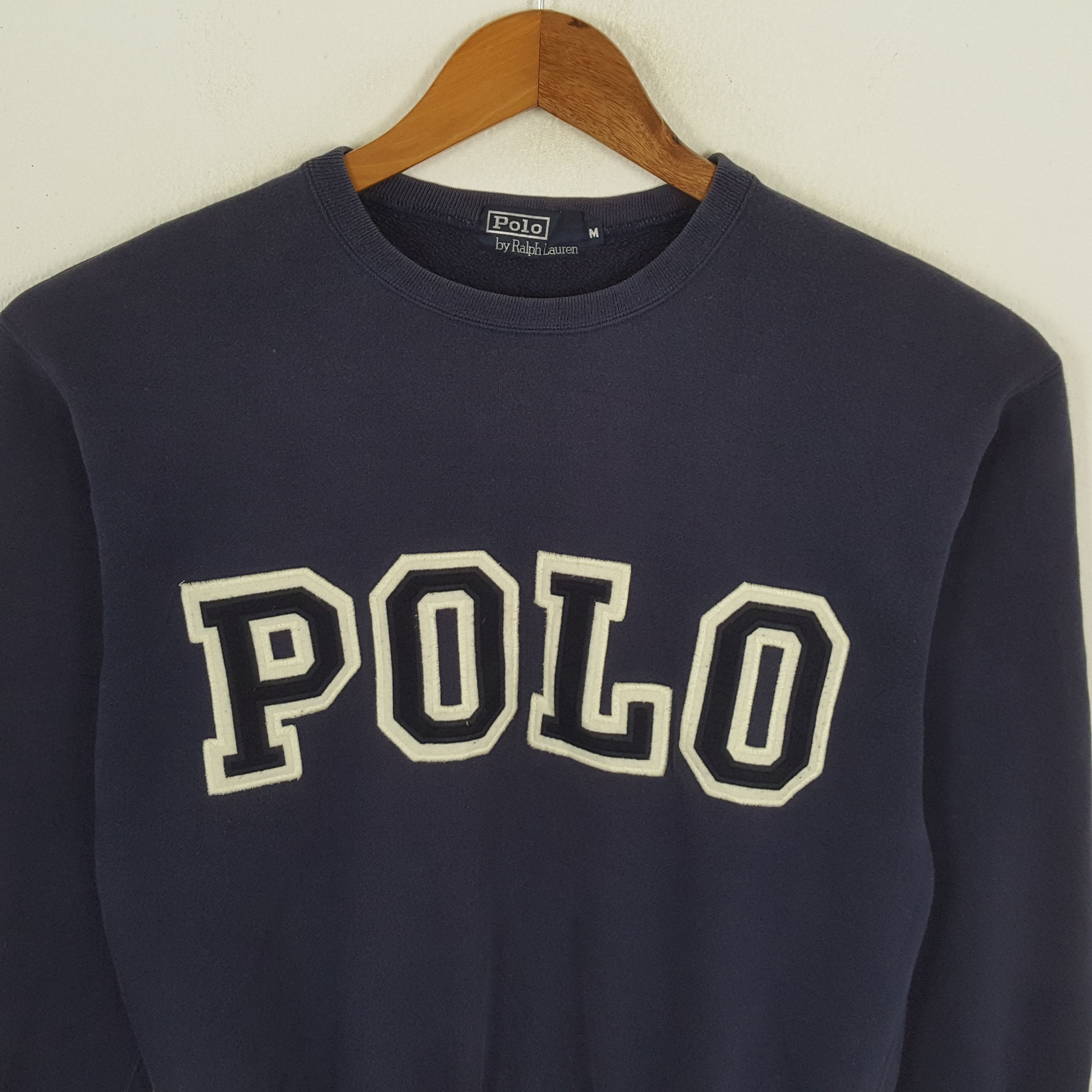 Polo Ralph Lauren × Vintage Vintage POLO by RALPH LAUREN Luxury Brand Sweatshirts Size US M / EU 48-50 / 2 - 2 Thumbnail