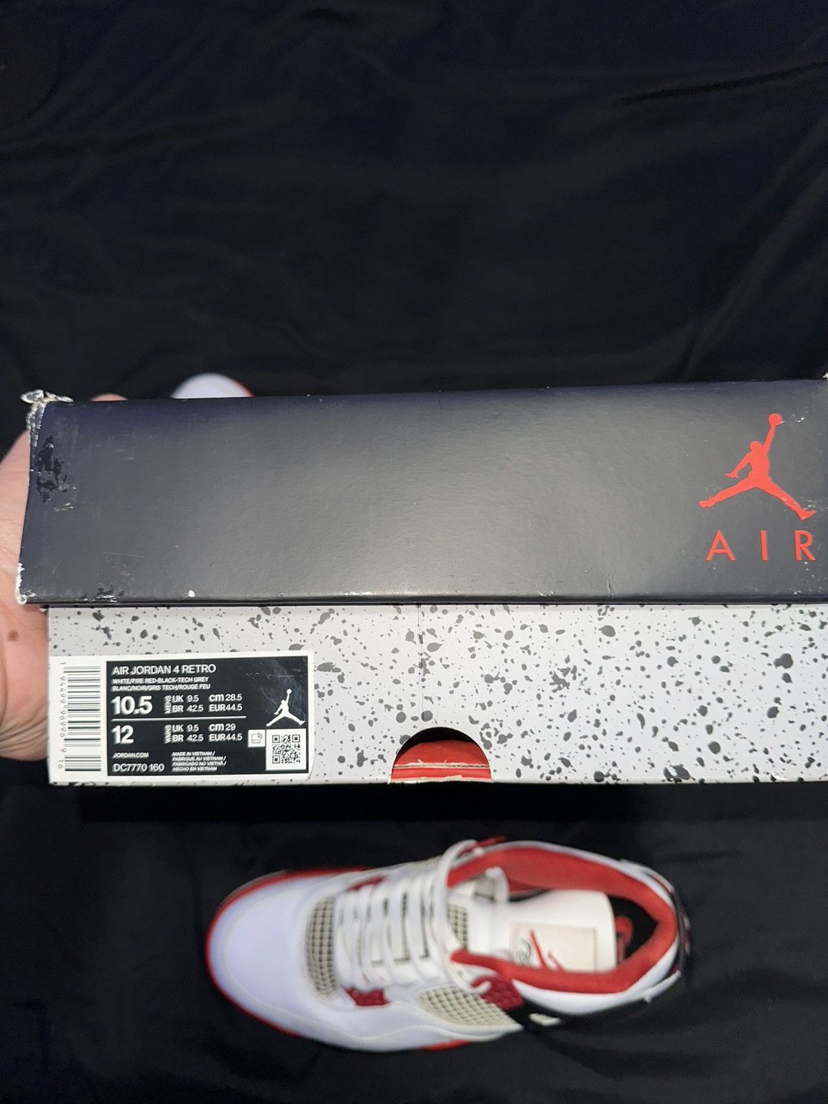 Jordan Brand Jordan 4 fire red 🔥🚒 Size US 10.5 / EU 43-44 - 8 Thumbnail