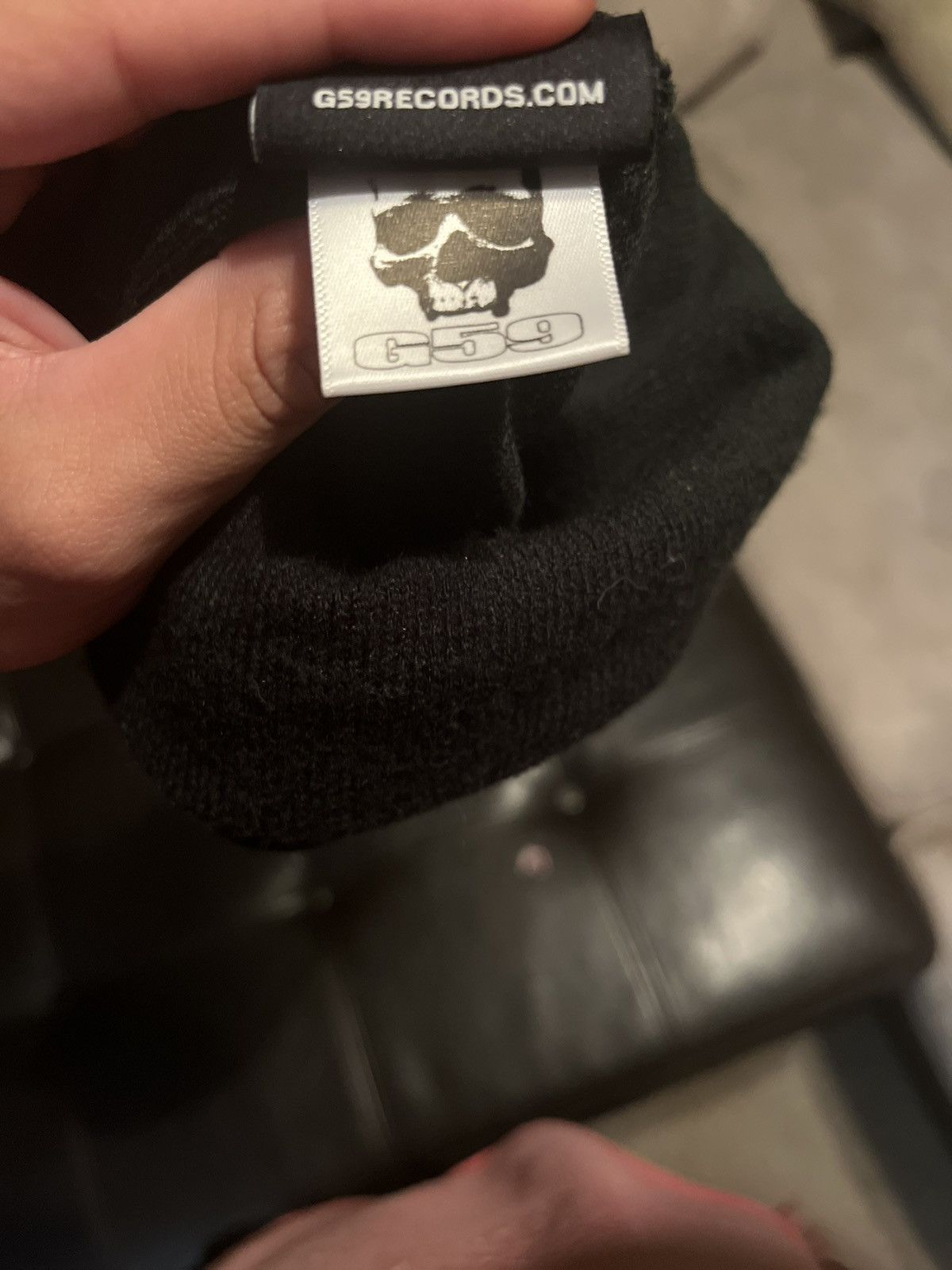 G59 Records G59 black reaper beanie Size ONE SIZE - 5 Thumbnail