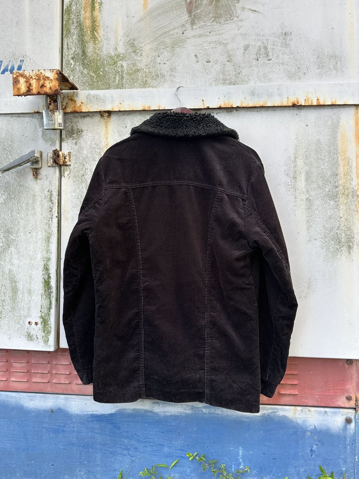 Wrangler 👹Wrangler Coat Fleece Lined Corduroy Long Jacket Size US L / EU 52-54 / 3 - 8 Thumbnail