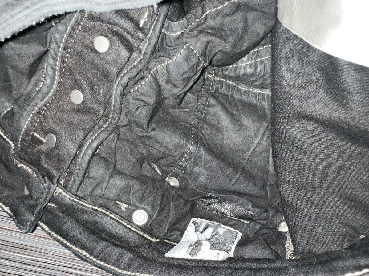 Rick Owens Drkshdw TYRONE CUT FOIL RIPPED DENIM Size US 31 - 3 Thumbnail