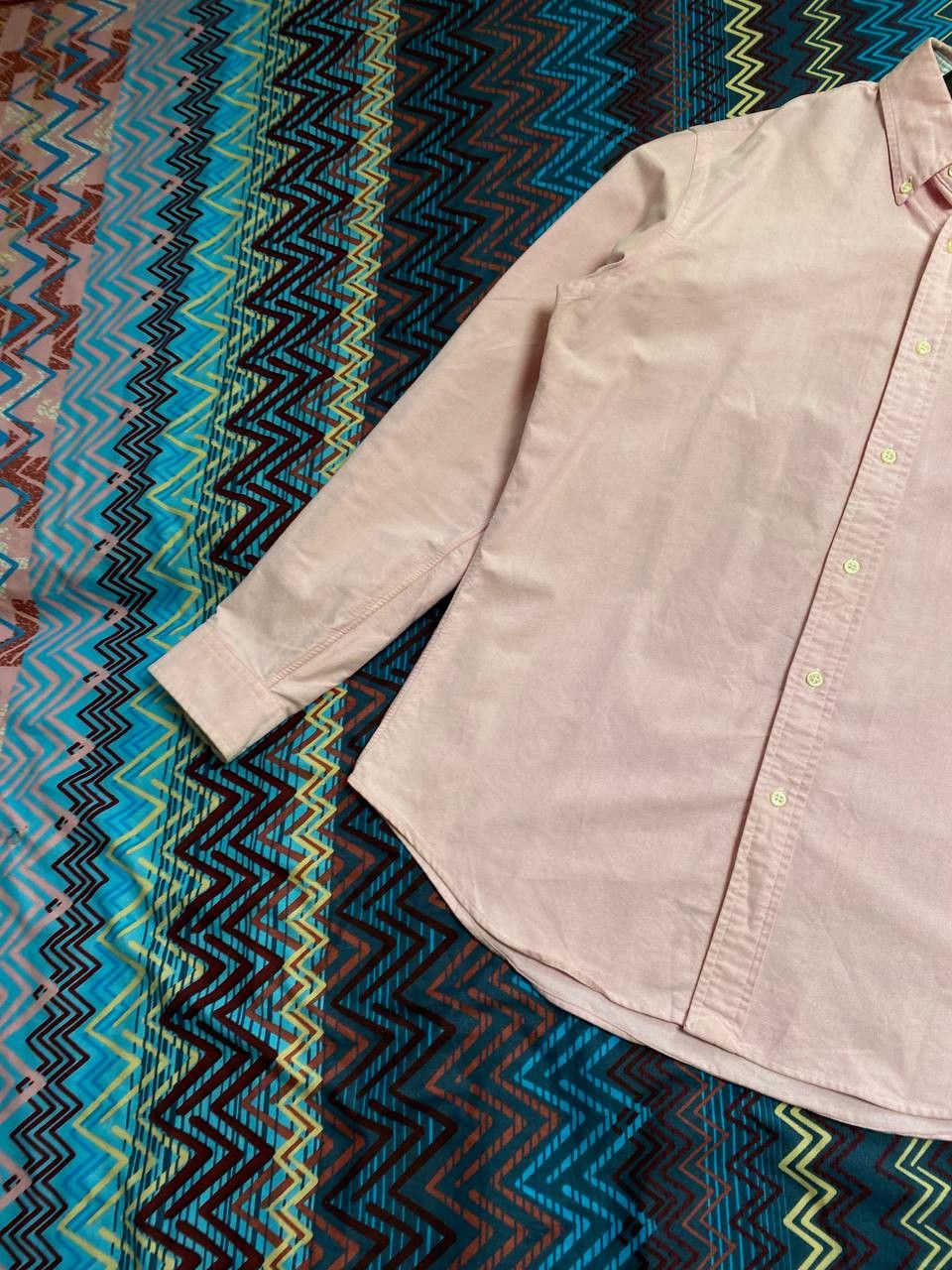 Ralph Lauren Vintage Y2K shirt Ralph Lauren Custom fit pink streetwear Size US L / EU 52-54 / 3 - 9 Thumbnail