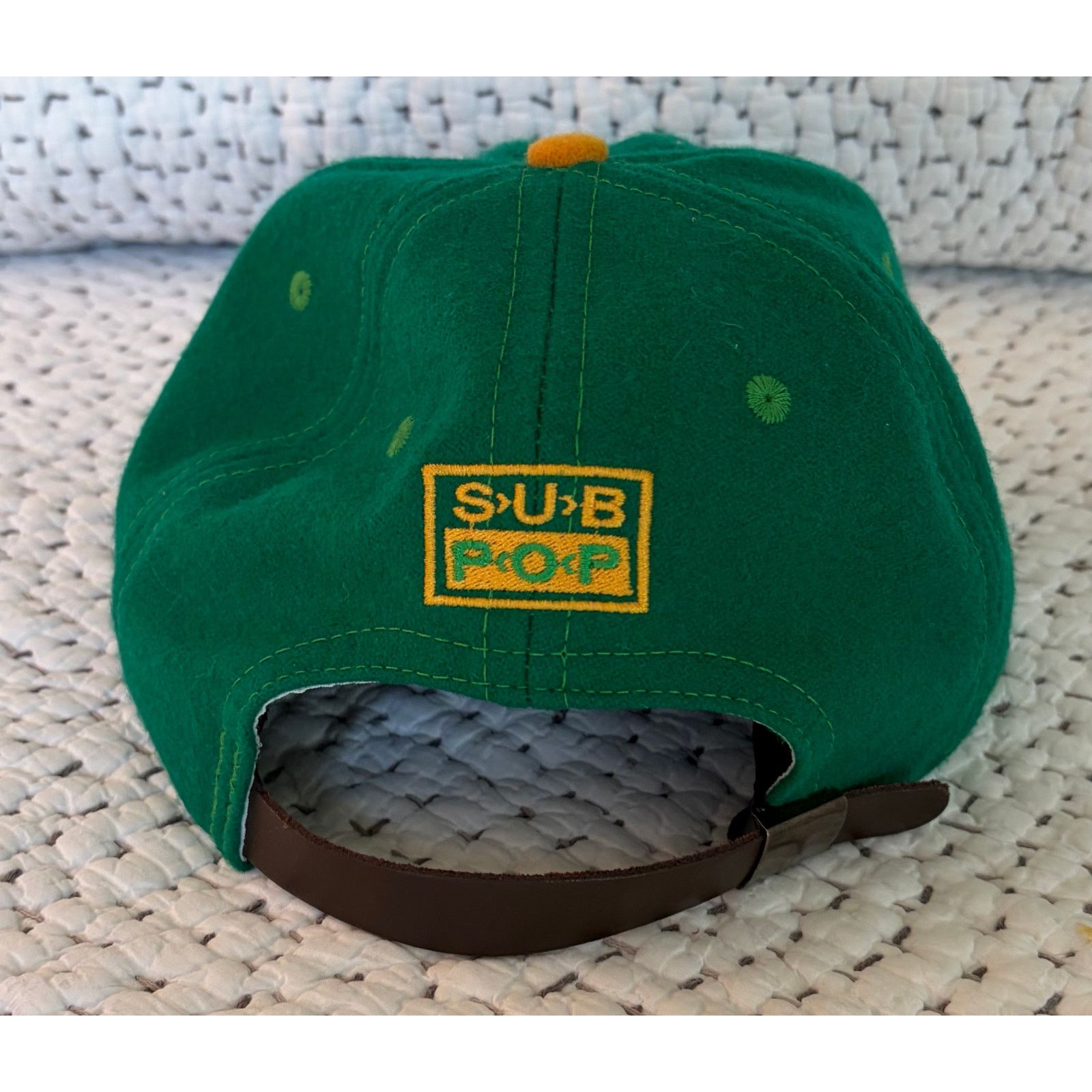 Ebbets Field Flannels Sub Pop Wool Hat Green USA Seattle Ebbets Field Flannels Size ONE SIZE - 4 Thumbnail