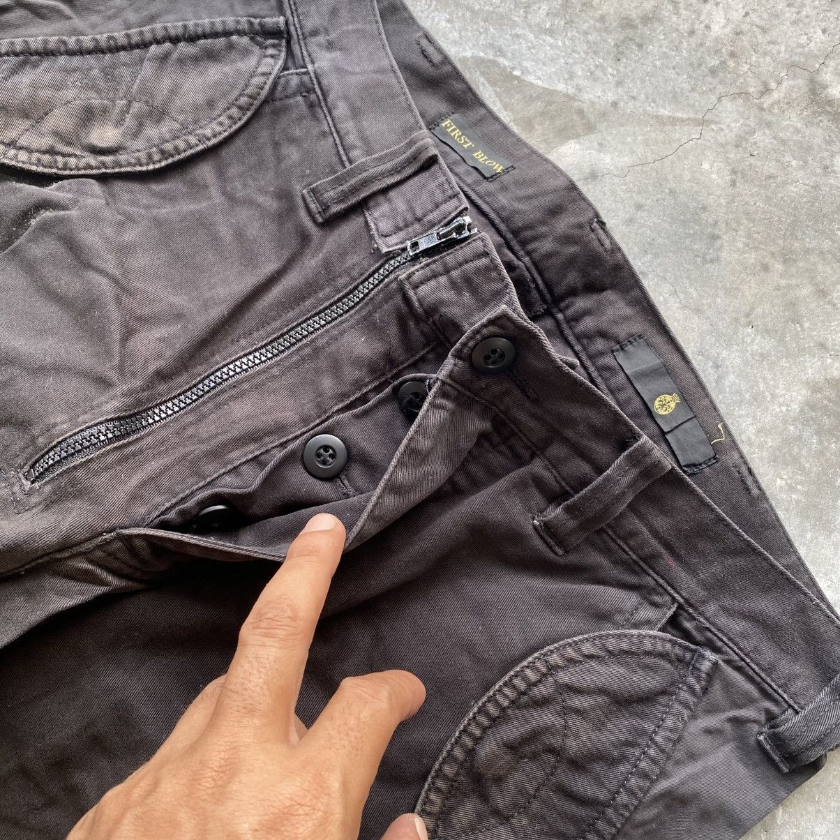 Le Grande Bleu (L.G.B.) Japanese First Blow Cargo Pants w34 Size US 34 / EU 50 - 5 Thumbnail