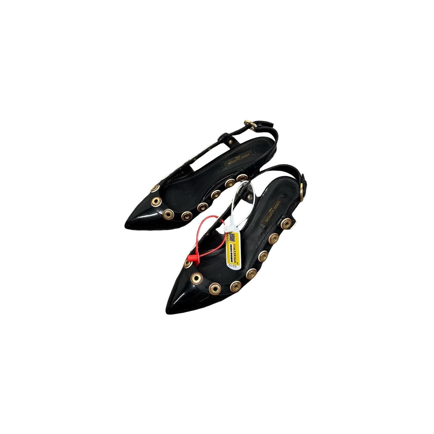 Louis Vuitton Louis Vuitton Eyelet Patent Leather Heels 36.5 Size US 6.5 / IT 36.5 - 1 Thumbnail
