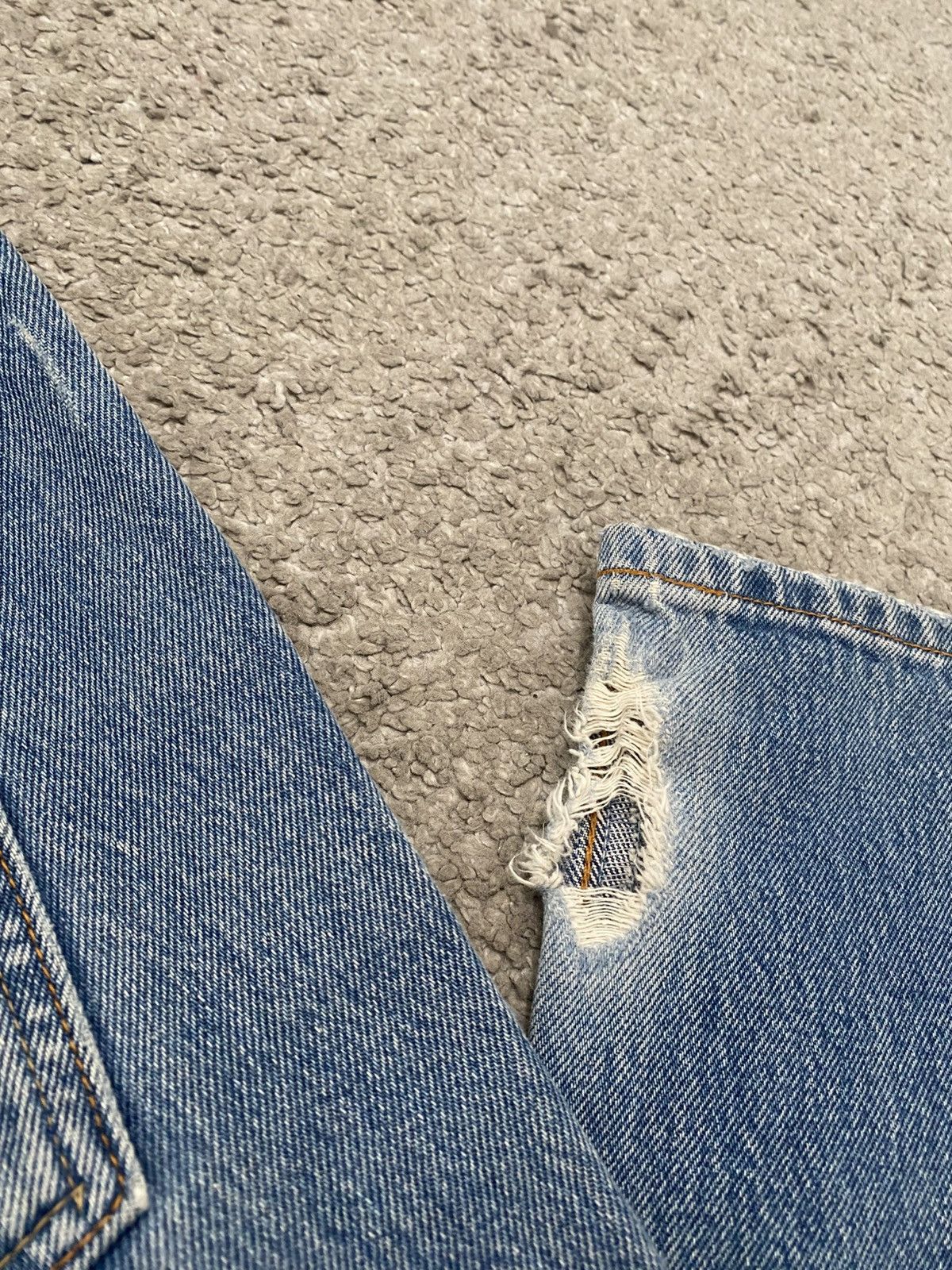 Allsaints × Vintage AllSaints Denim Jeans 36/32 opium Jesus pants flared y2k Size US 36 / EU 52 - 17 Thumbnail