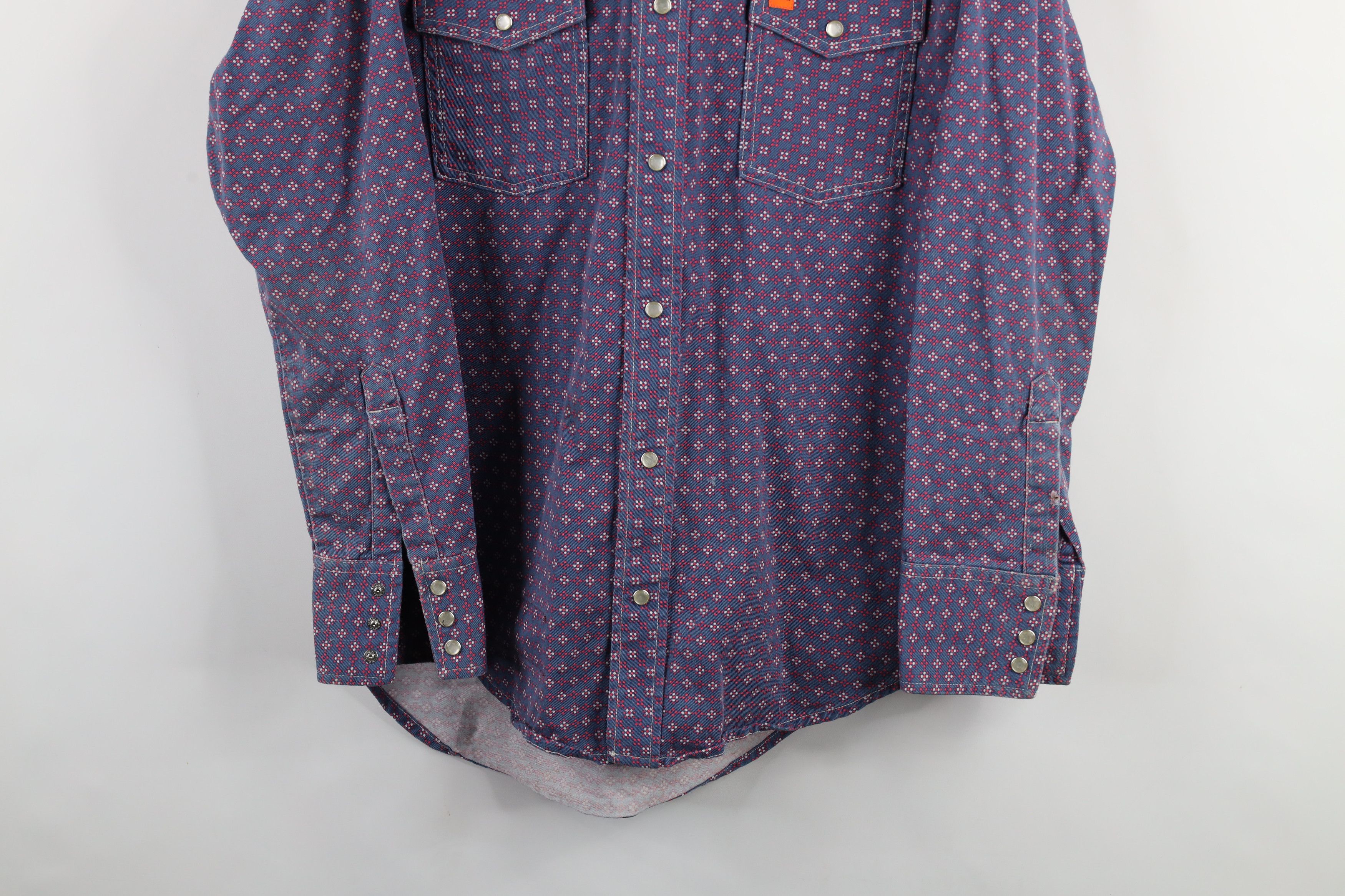 Vintage × Wrangler Wrangler FR 20X Fire Flame Resistant Snap Button Shirt Size US M / EU 48-50 / 2 - 3 Thumbnail