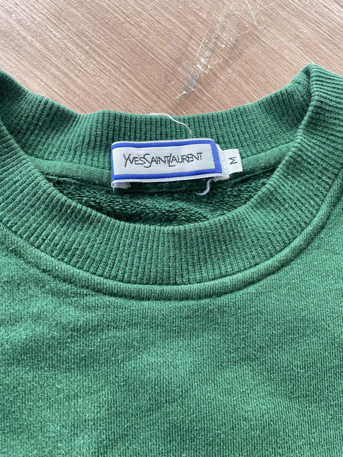 Yves Saint Laurent Yves saint lauren big logo sweatshirt Size US M / EU 48-50 / 2 - 3 Thumbnail
