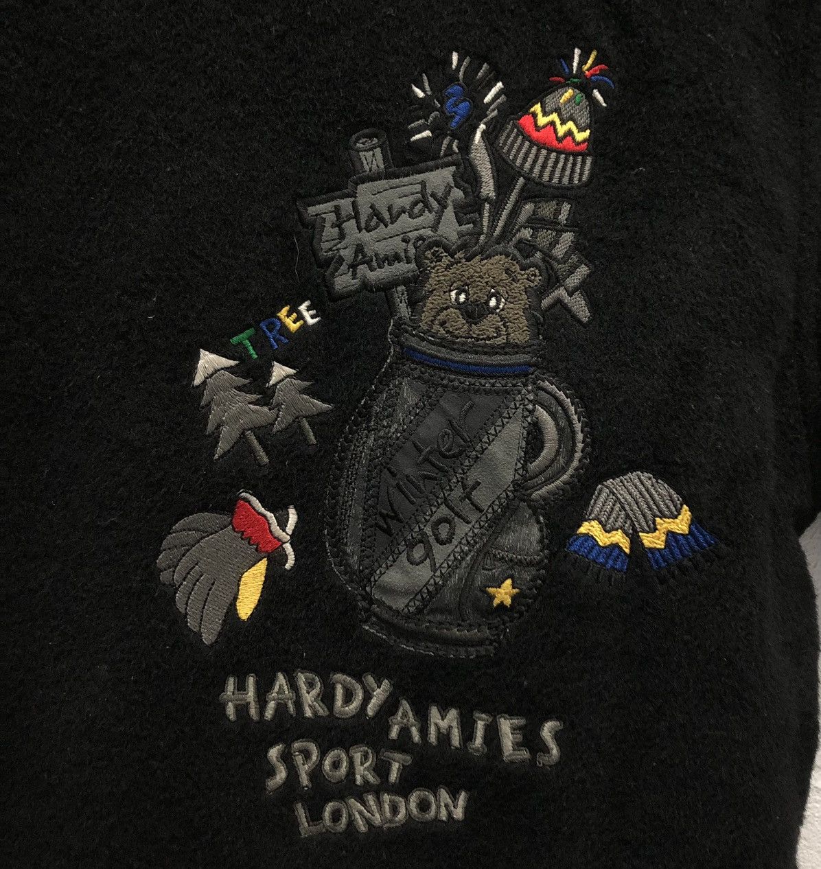 Hardy Amies × Vintage Vintage Hardy Amies Sport London Winter Golf Bear Wol Jacket Size US L / EU 52-54 / 3 - 7 Thumbnail