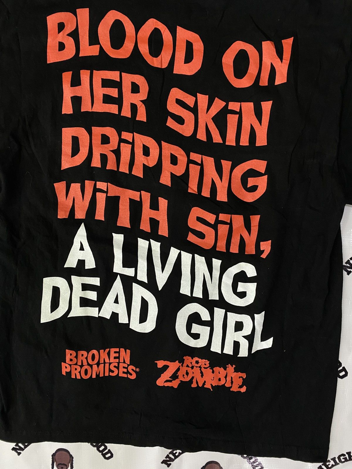 Broken Promises Co. ROB ZOMBIE x BROKEN PROMISES TEE. Size US XL / EU 56 / 4 - 7 Thumbnail