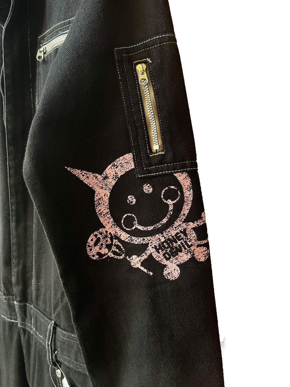 Angel Blue × Japanese Brand Angel Blue Prints & Patches Denim Overalls Size US 33 - 9 Thumbnail